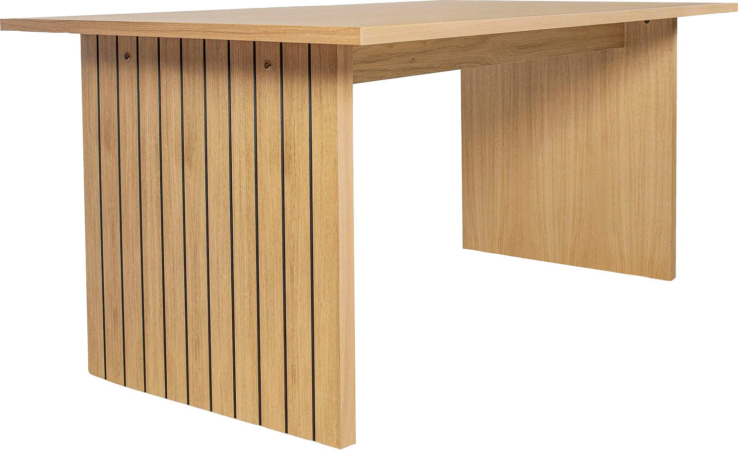 Woodman Esstisch »Stripe«, Holzfurnier aus Eiche, FSC®-zertifiziert