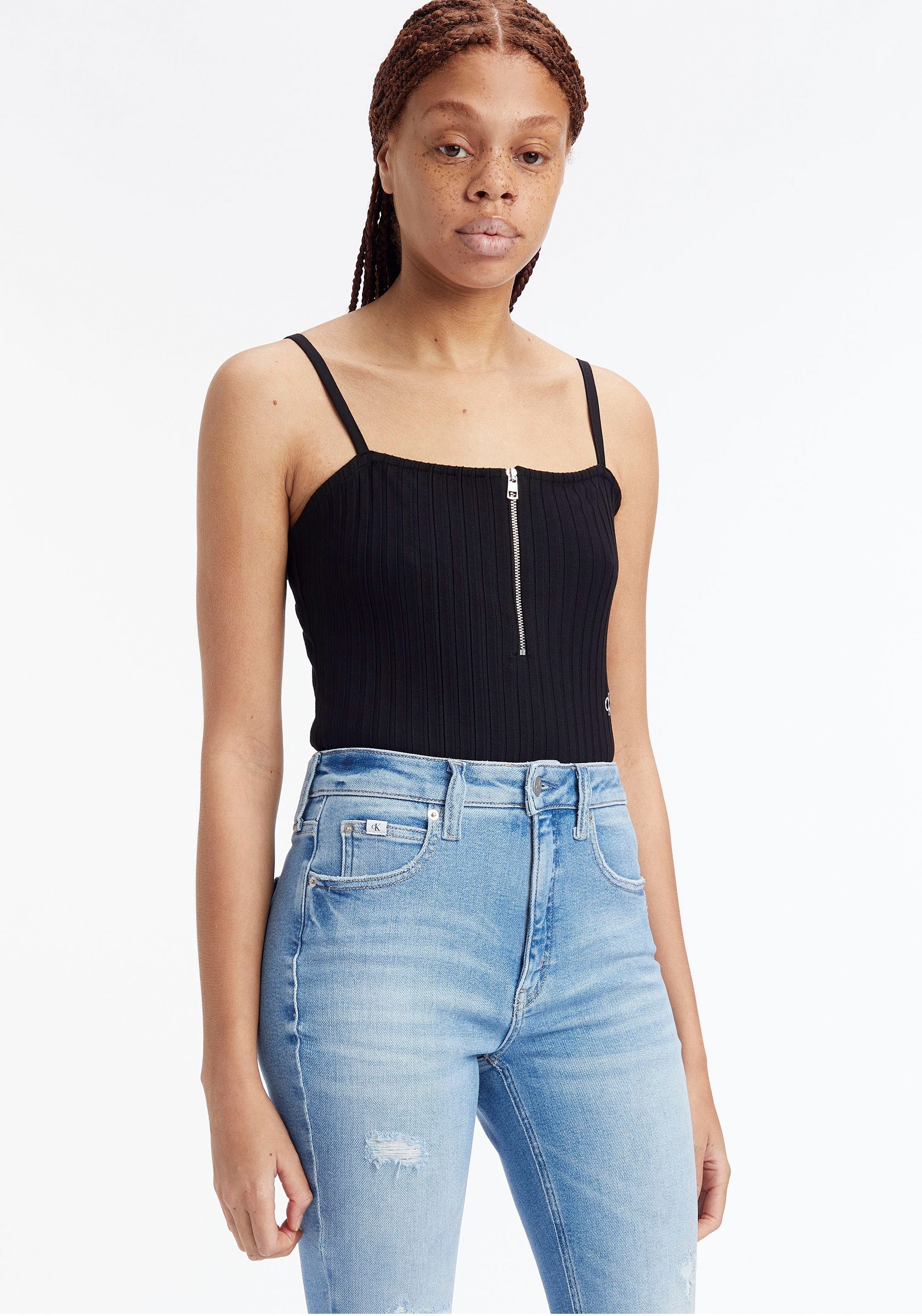 Calvin Klein Jeans Body, mit halblangem Reissverschluss