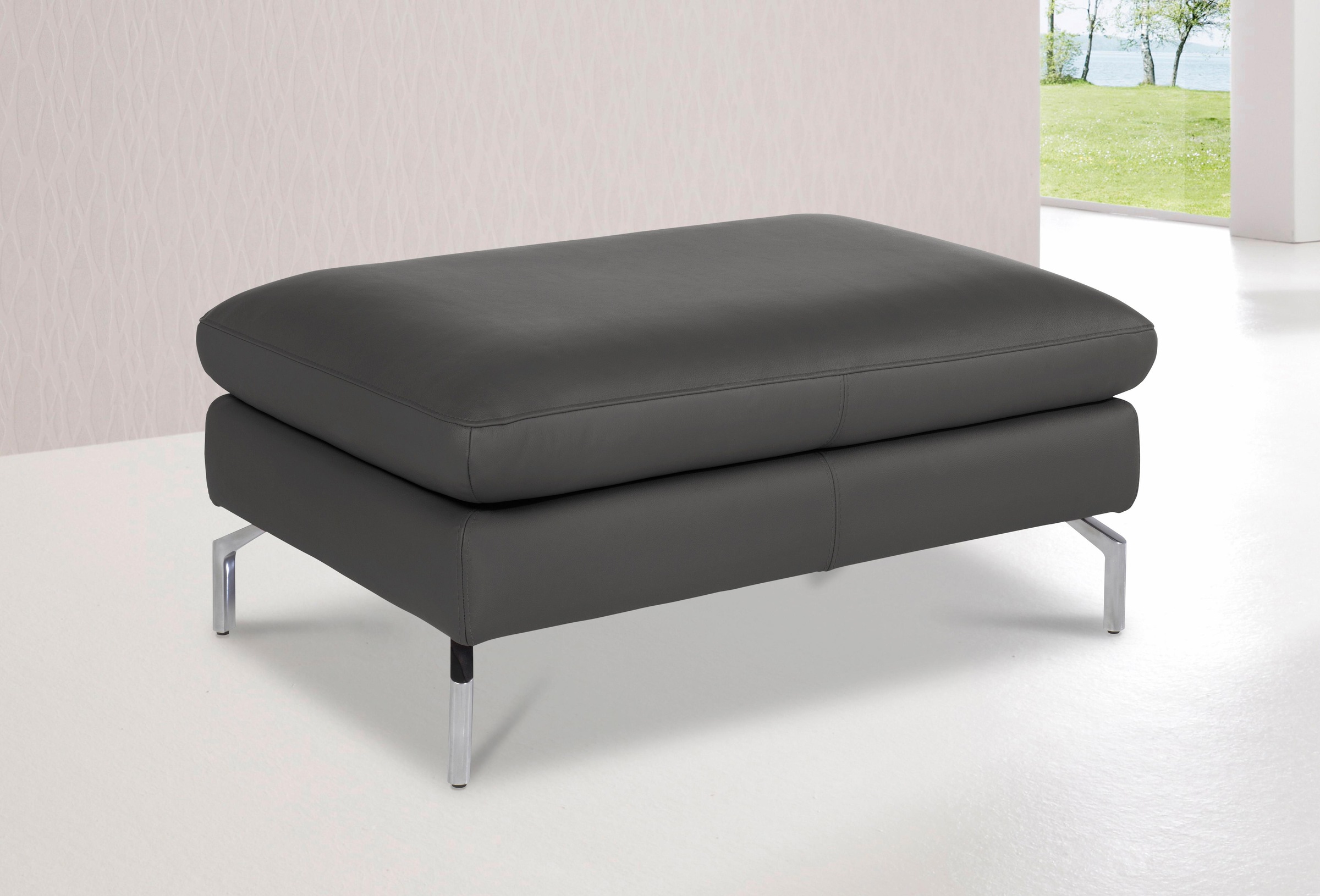 CALIA ITALIA Hocker »Dave mit edlem Metallfuss«