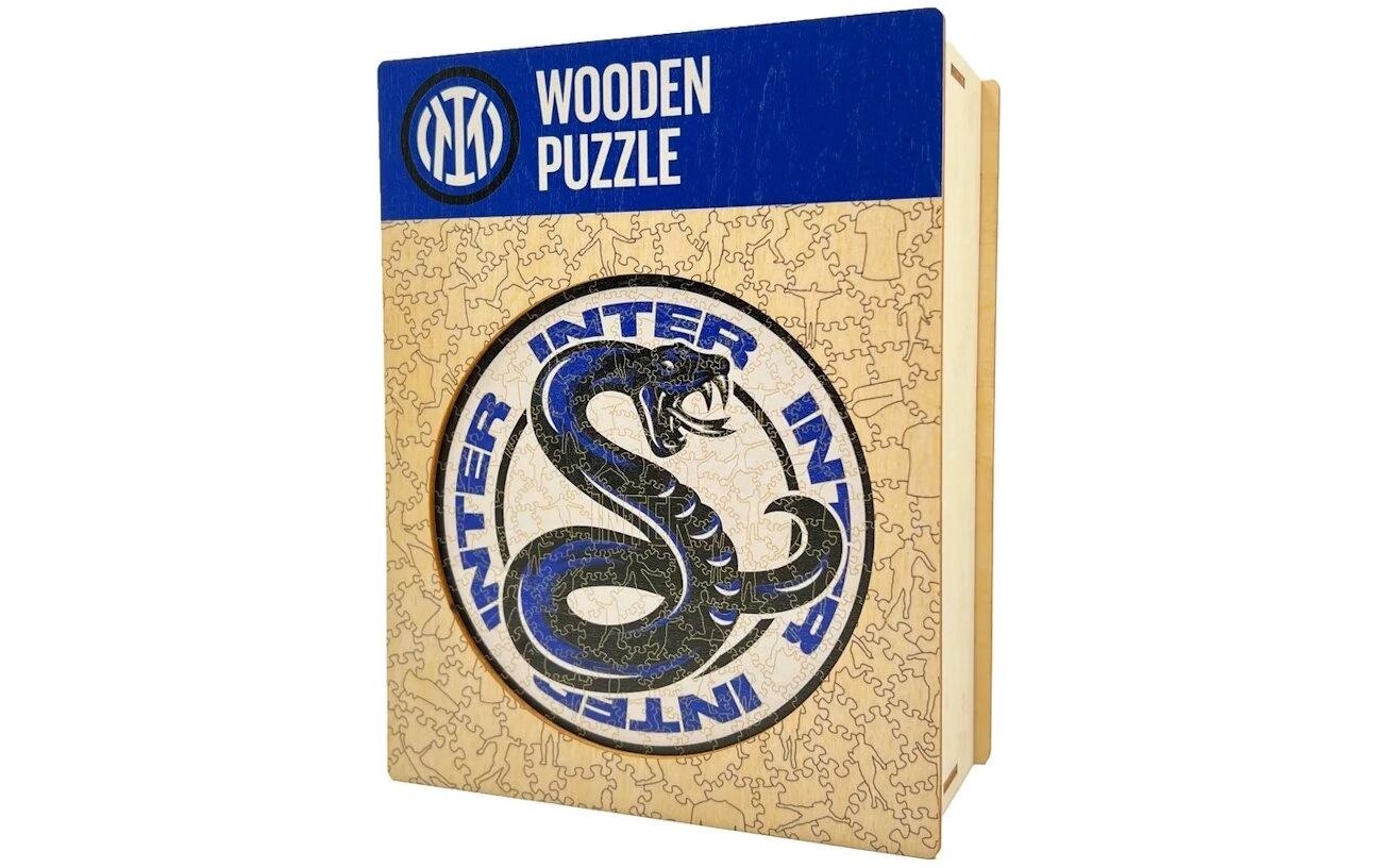Puzzle »Iconic FC Inter Mailand – Logo mit Schlange«, Holzart: Birke (Herkunftsland: China)
