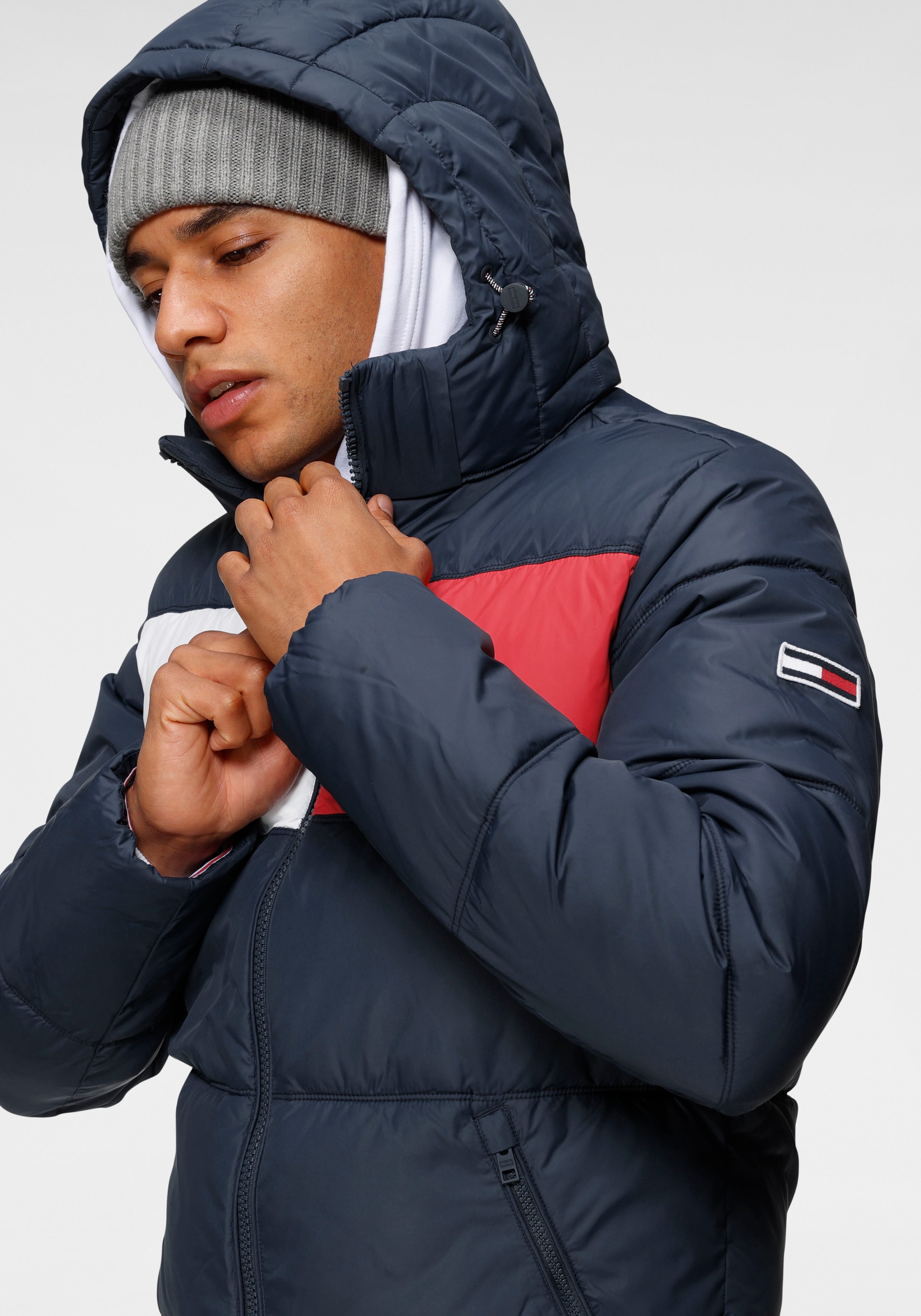 tjm colorblock padded jacket
