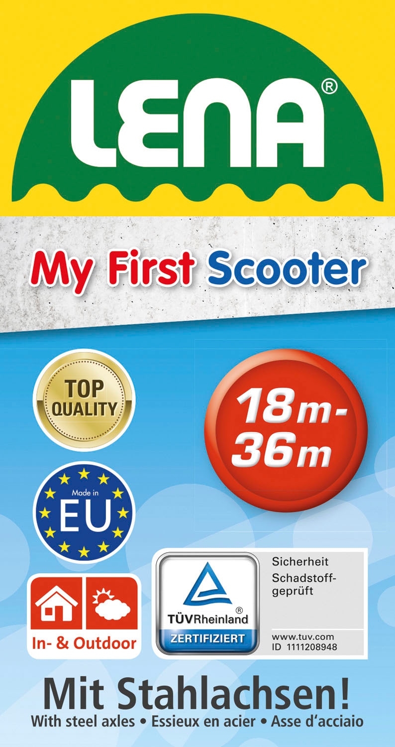 ✵ Lena® Kinderfahrzeug Lauflernhilfe »My First Scooter«, Made in Europe  günstig entdecken | Jelmoli-Versand