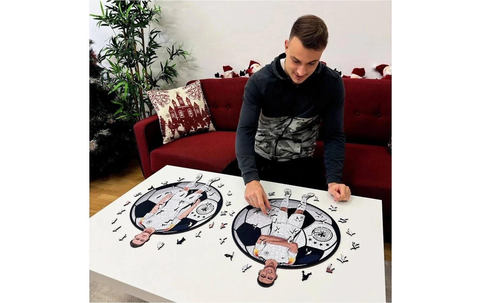 Puzzle »Iconic Joshua Kimmich (DE Nationalmannschaft)«, Holzart: Birke (Herkunftsland: China)