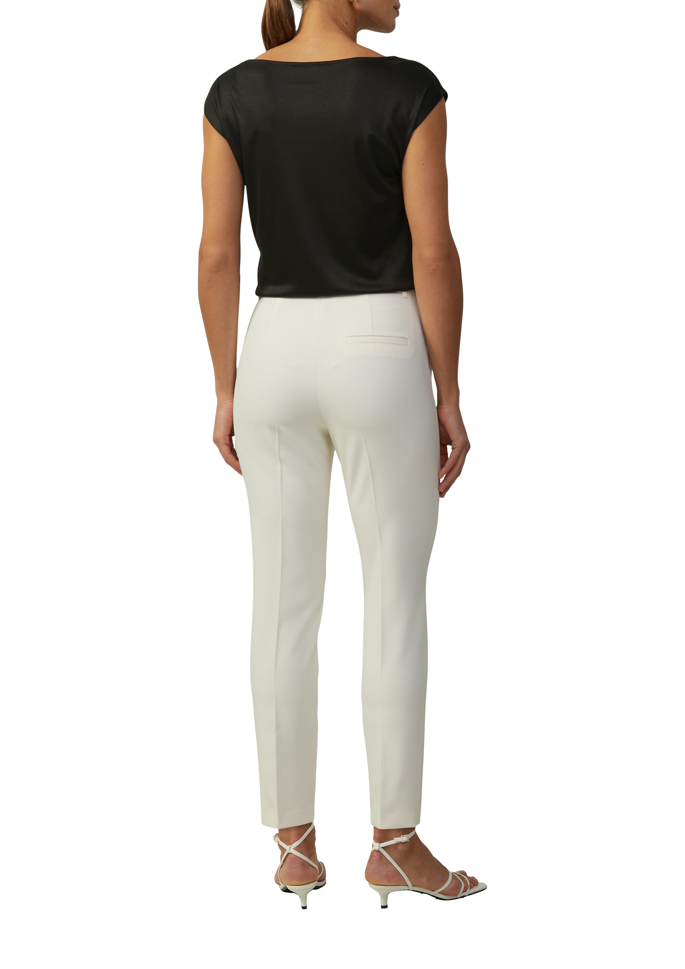 s.Oliver BLACK LABEL T-Shirt, mit Wasserfall-Ausschnitt