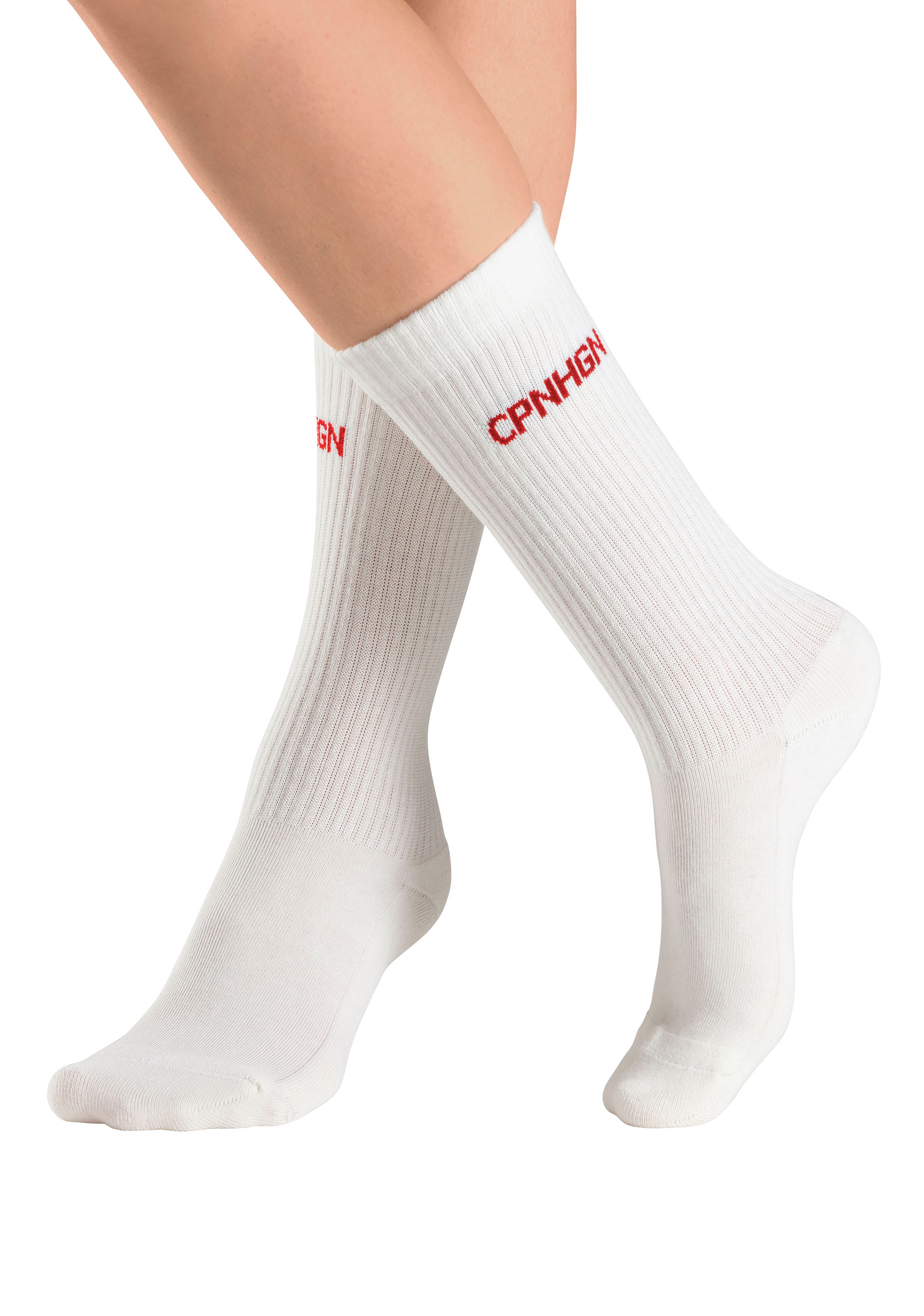 Copenhagen Studios Tennissocken, (Packung, 3 Paar), mit Halbfussfrottee