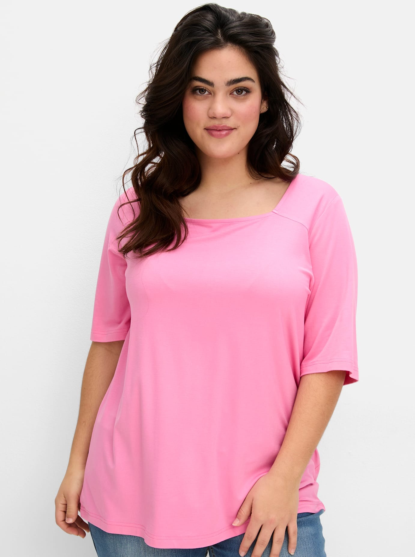 Sheego T-Shirt »T-Shirt«, (1 tlg.)