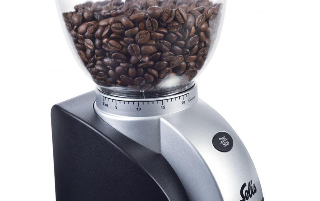 SOLIS OF SWITZERLAND Kaffeemühle »Scala Plus Typ 1661«, 135 W, Kegelmahlwerk, 300 g Bohnenbehälter