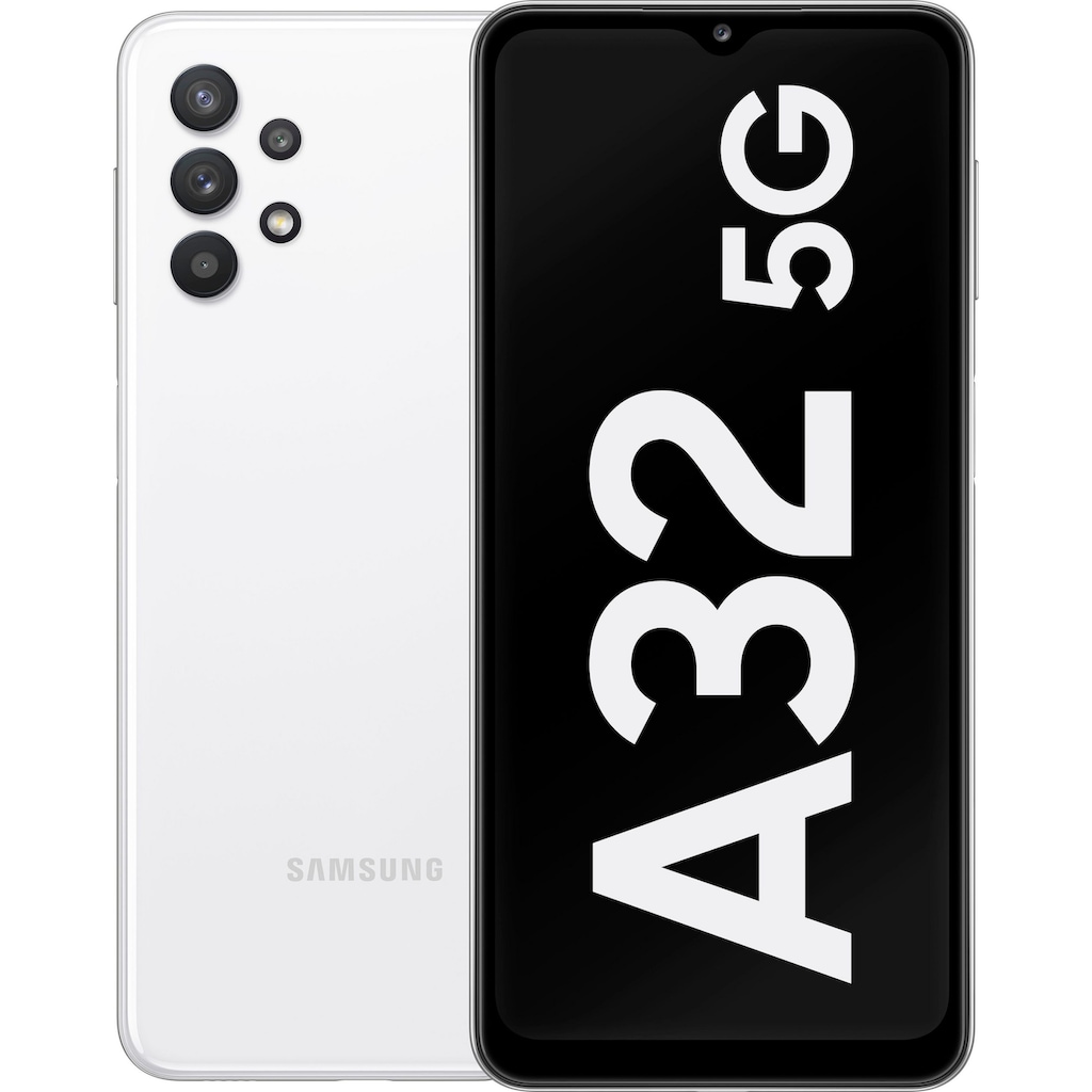 Samsung Smartphone »Galaxy A32 5G«, White, 16,55 cm/6,5 Zoll, 128 GB Speicherplatz, 48 MP Kamera