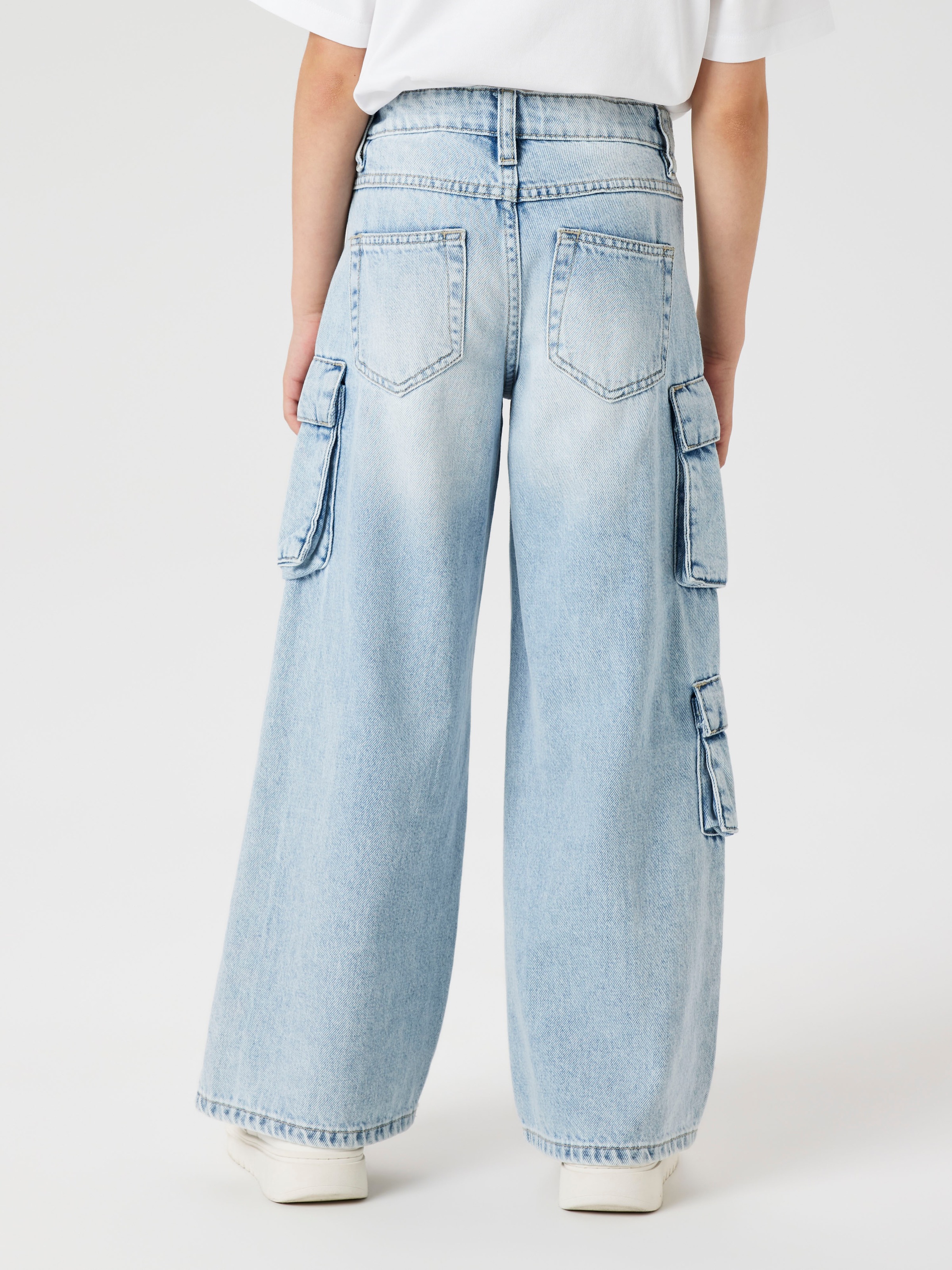 Name It Weite Jeans »NKFBELLA WIDE CARGO JEANS 8772-BE NOOS«