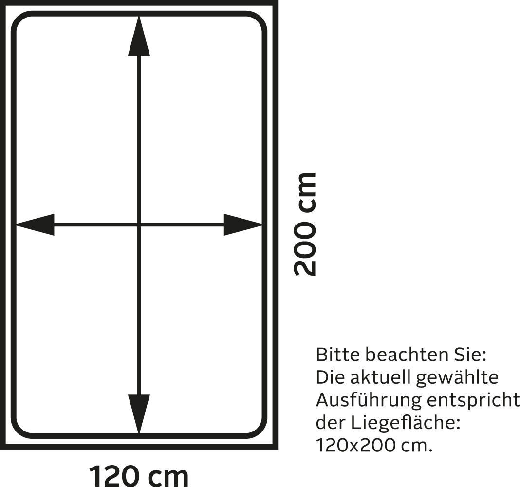 meise.möbel Polsterbett »Lena«