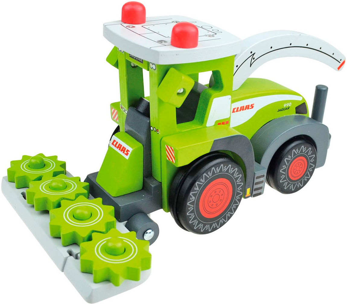 Happy People Spielzeug-Traktor "CLAAS Kids Jaguar 990 Feldhäcksler" aus Holz