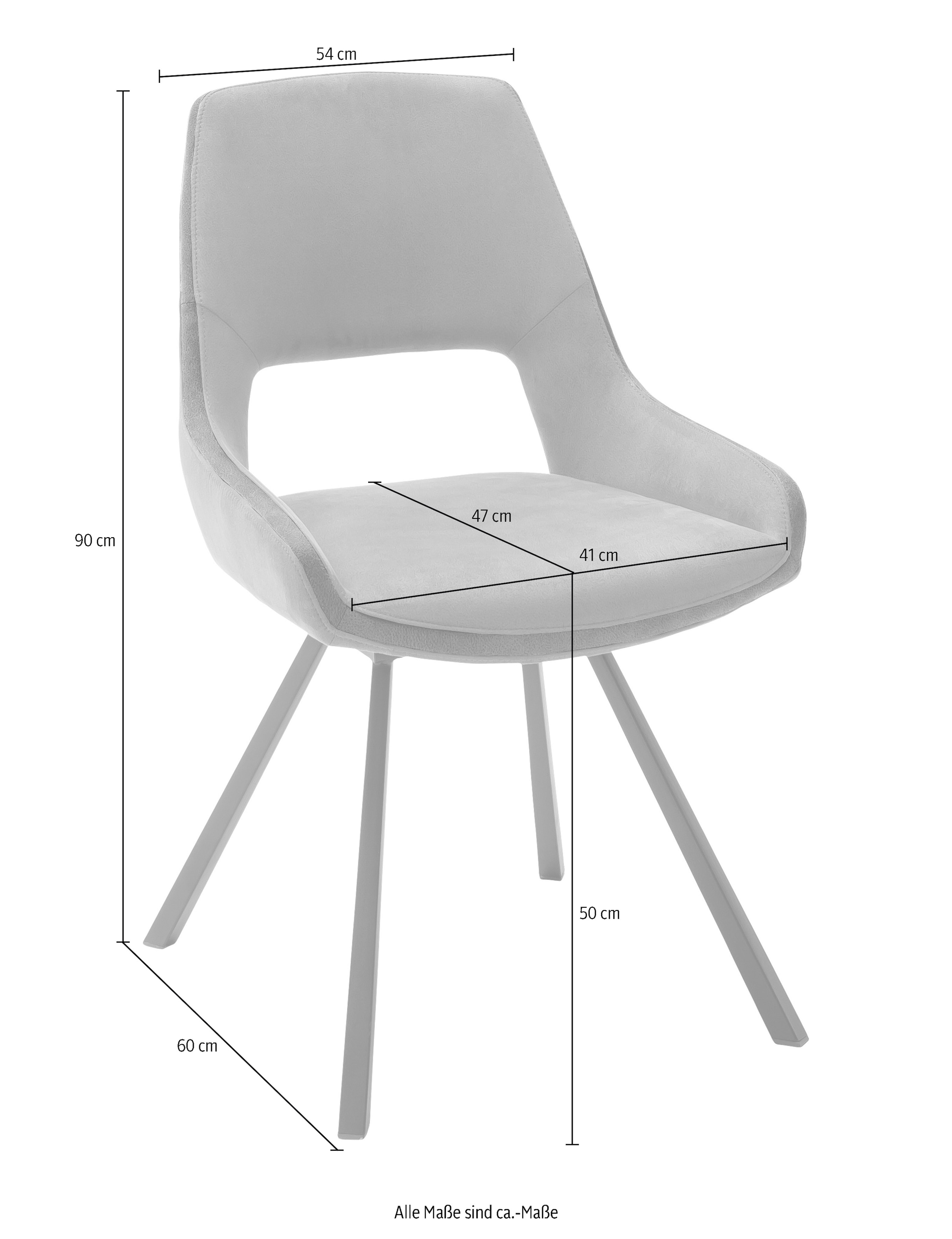 MCA furniture Esszimmerstuhl »Bayonne«, (Set), 2-er Set, bis belastbar Stuhl Jelmoli-Versand 120 | 180°drehbar bestellen Nivellierung, mit St., online 2 kg