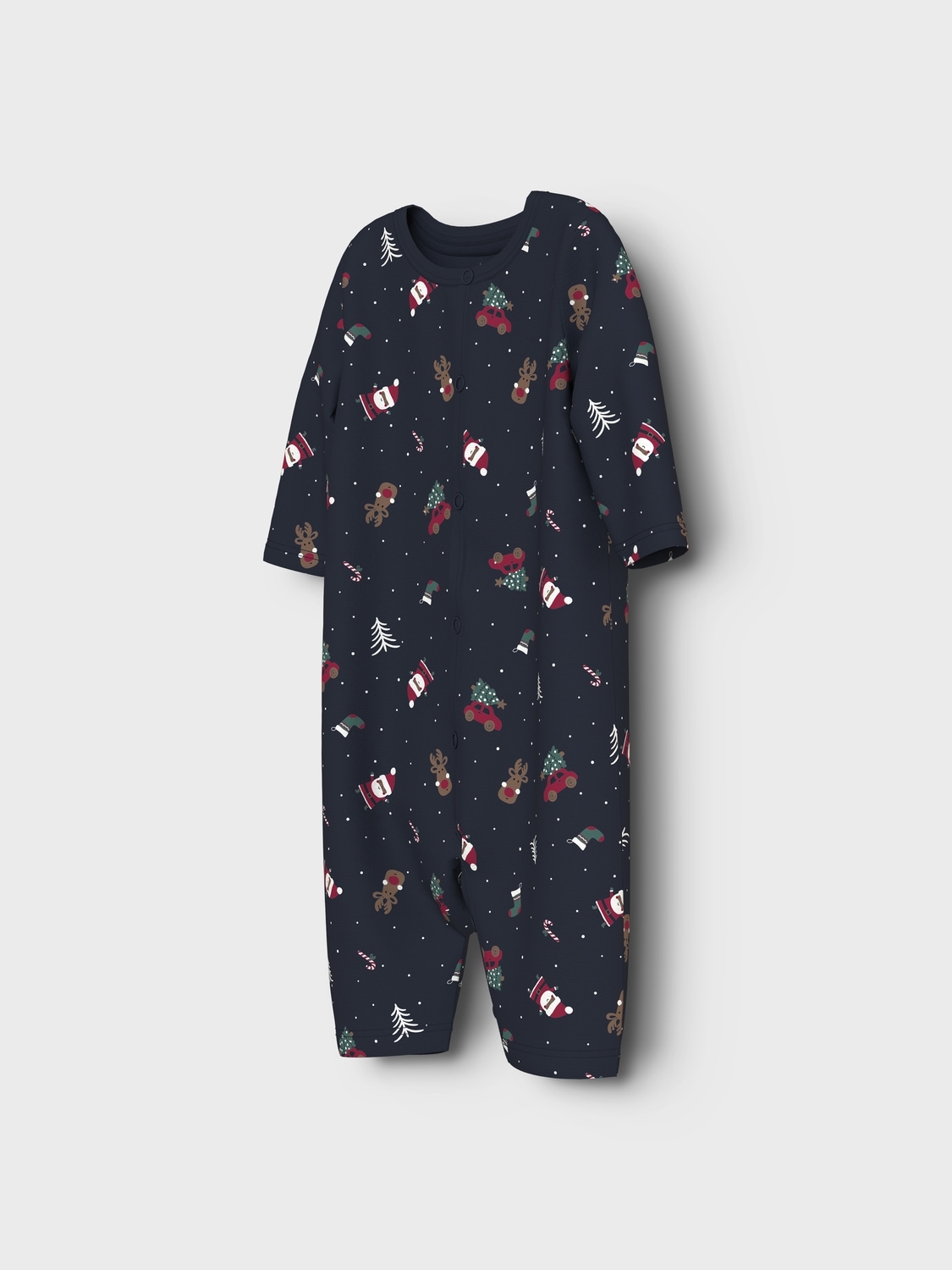 Name It Strampler »NBNVISMAS LS NIGHTSUIT«, mit Weihnachtsmotiv