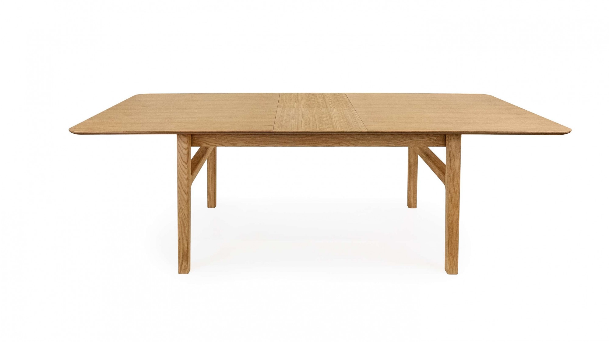 Woodman Esstisch »Curved«, Scandi Design, Breite 180 cm, ausziehbar auf 220 cm, FSC®-zertifiziert