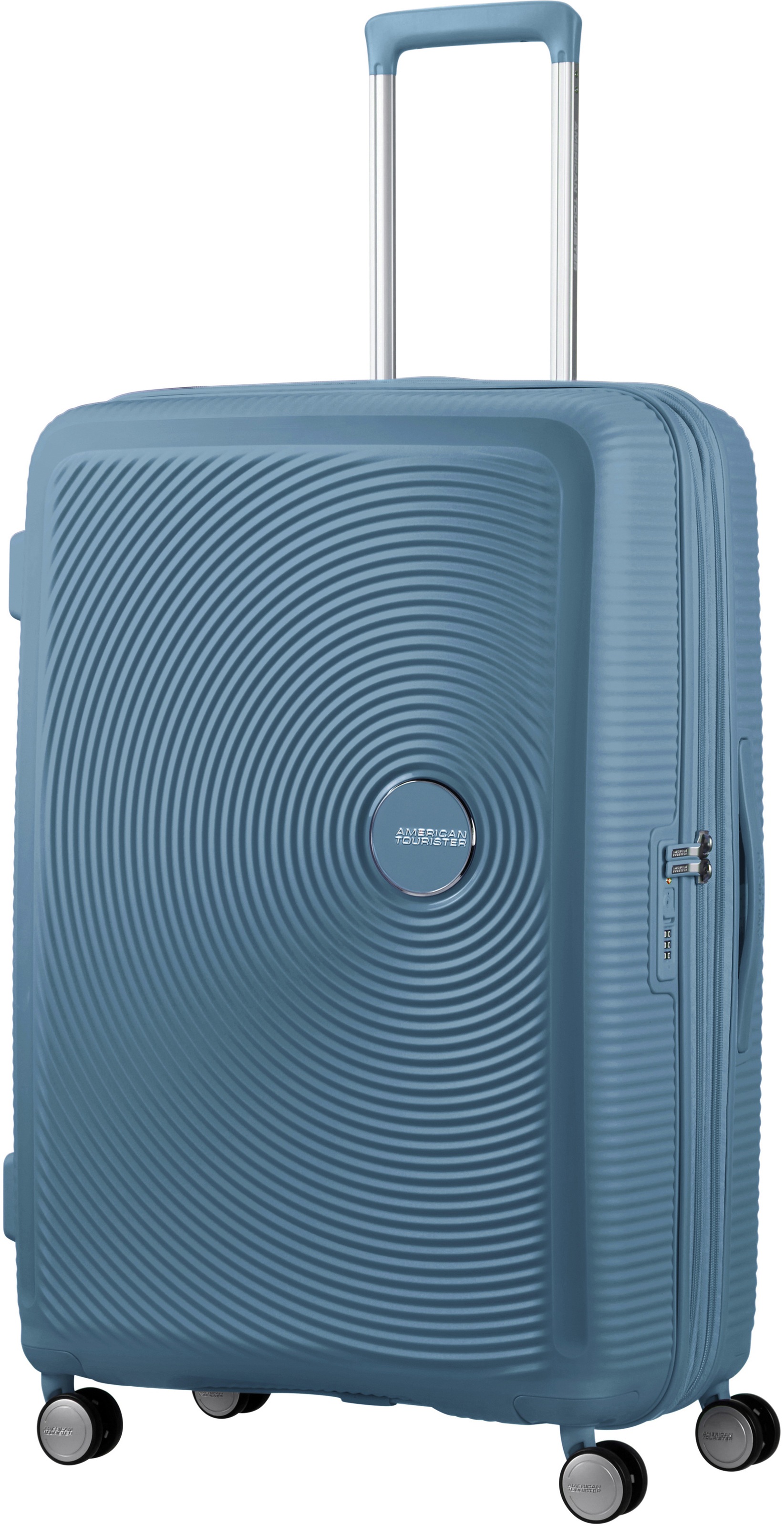 American Tourister® Hartschalen-Trolley »SOUNDBOX, in verschiedenen Farben und Grössen«, 4 Rollen, Reisekoffer Trolley Aufgabegepäck TSA-Zahlenschloss Volumenerweiterung