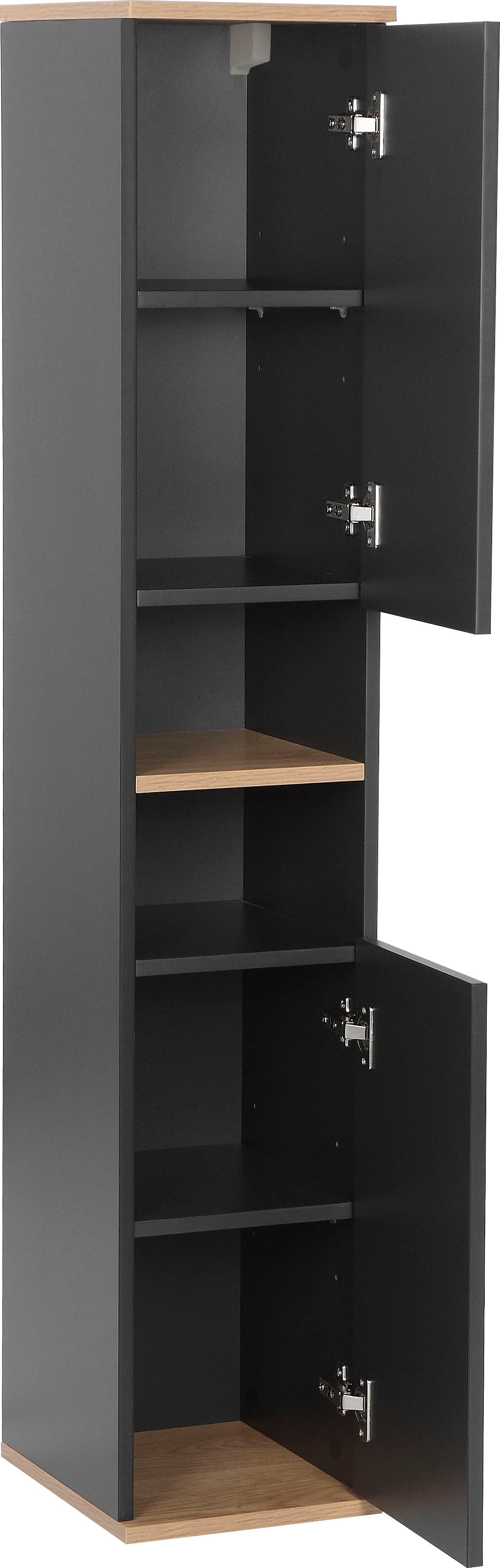 welltime Hochschrank »Haarlem«, Breite 24cm, Badmöbel Schrank