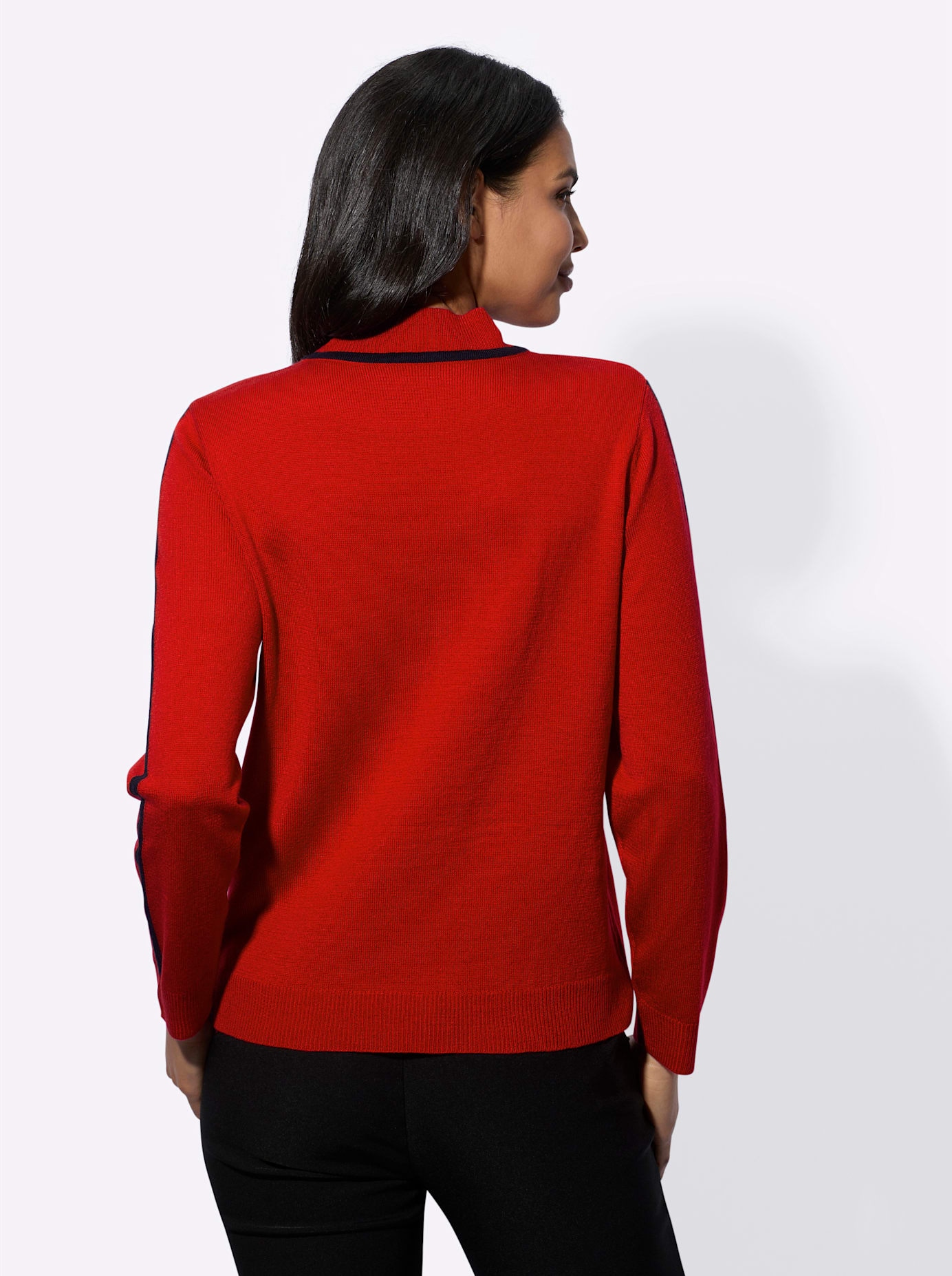 Classic Basics Stehkragenpullover »Langarm-Pullover«