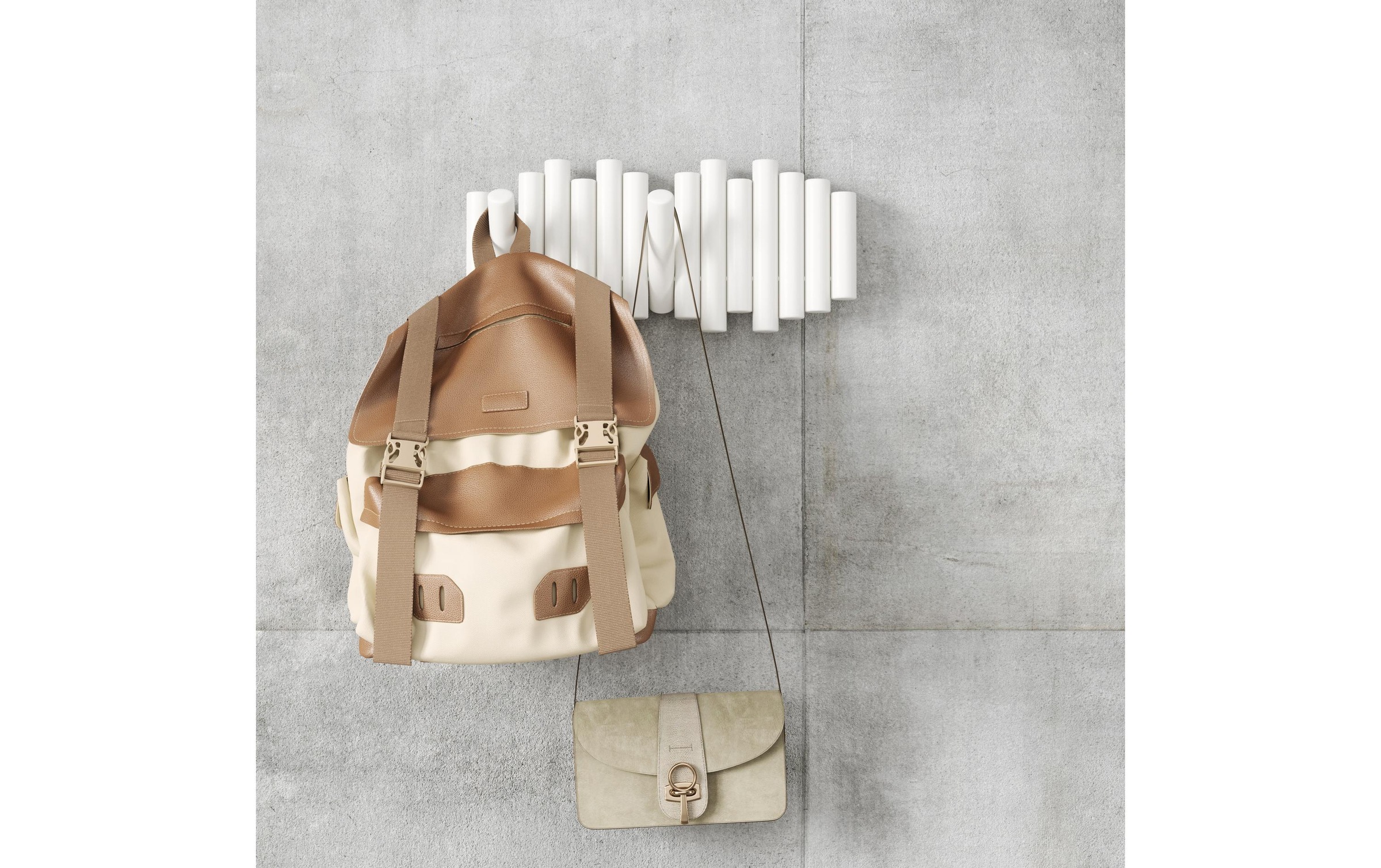 Umbra Garderobenleiste »Picket 38 cm Weiss«