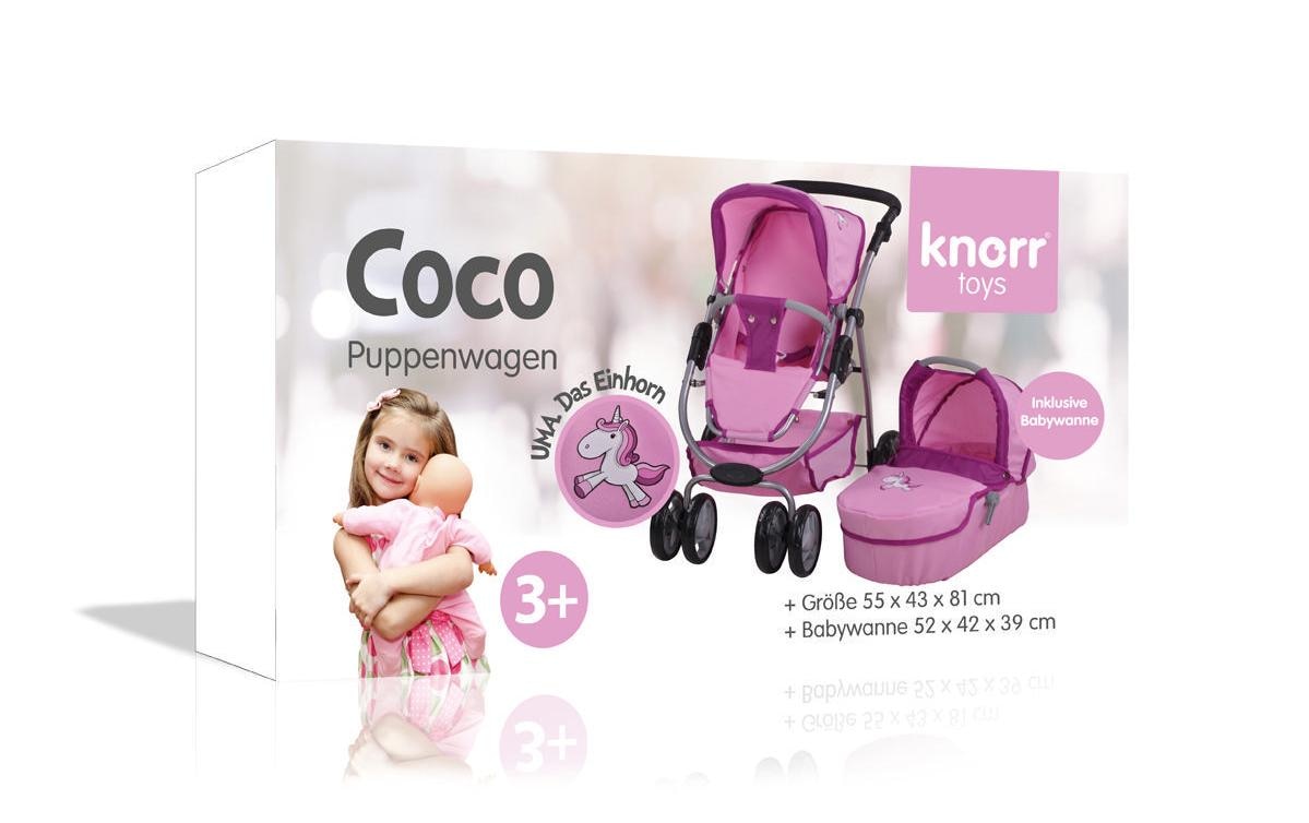 entdecken das Einhorn« »Coco Puppenwagen online Jelmoli-Versand UMA Knorrtoys® ✵ |