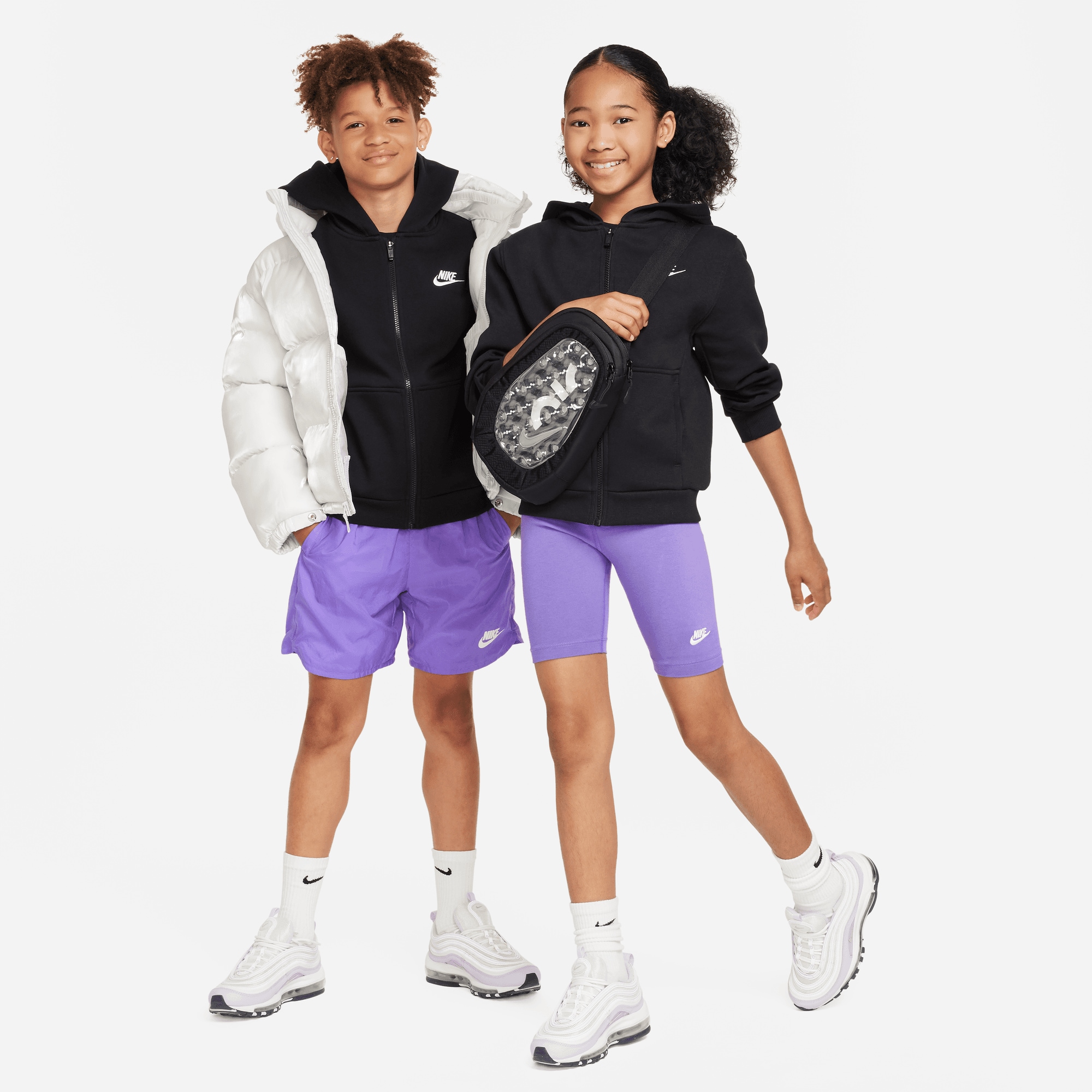 Nike Sportswear Kapuzensweatjacke »CLUB FLEECE BIG KIDS' FULL-ZIP HOODIE«