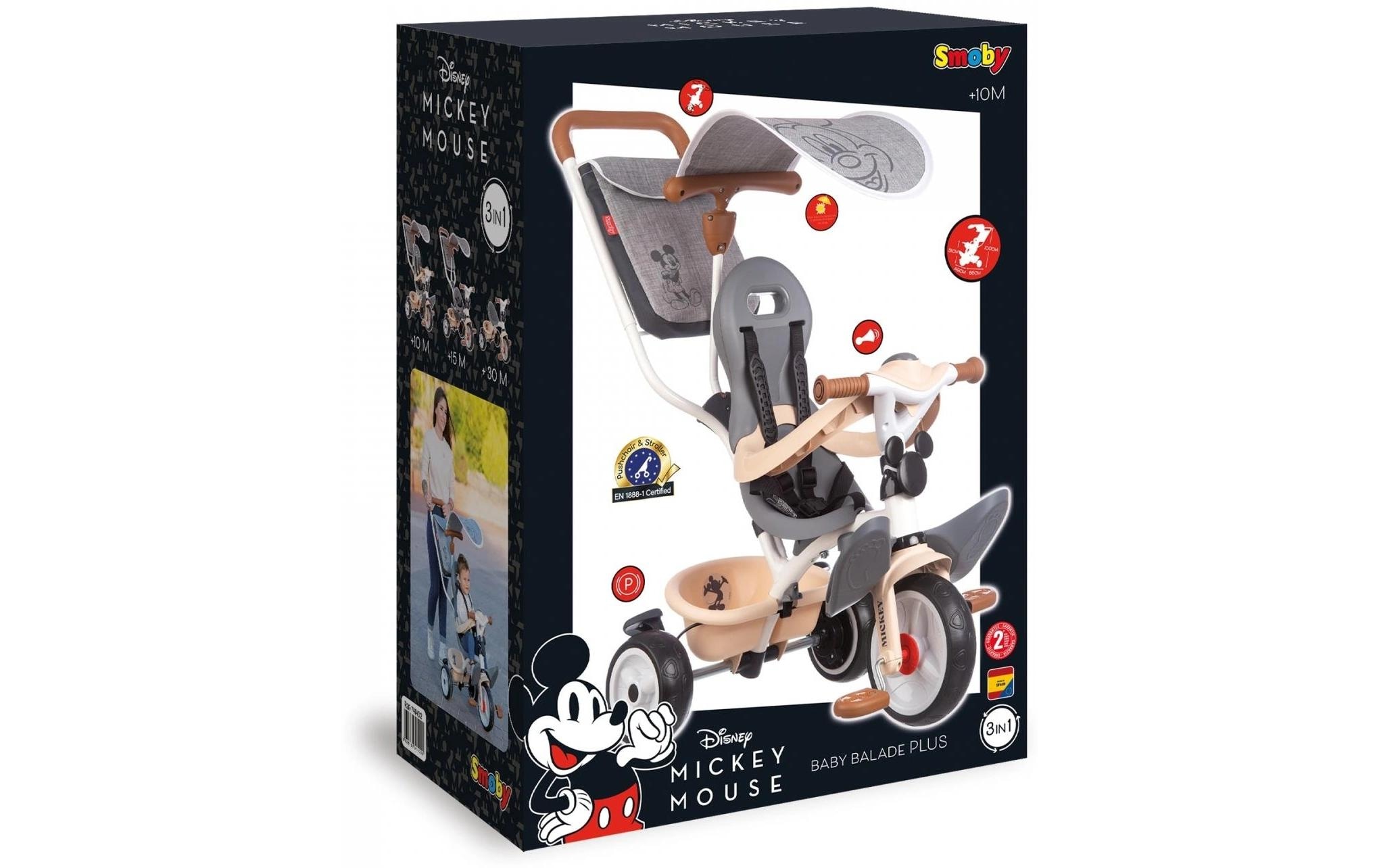 Smoby Dreirad »Mickey Baby Balade Plus«