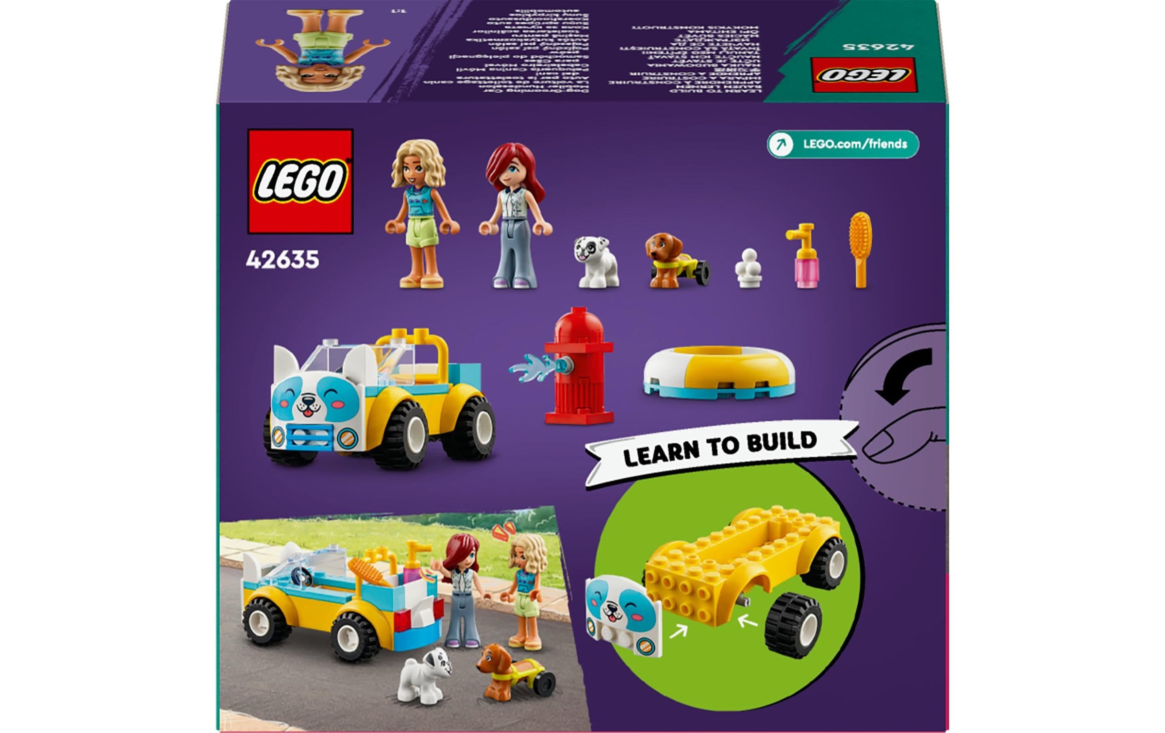 LEGO® Spielbausteine »Friends Mobiler Hundesalon 42635«, (60 St.)