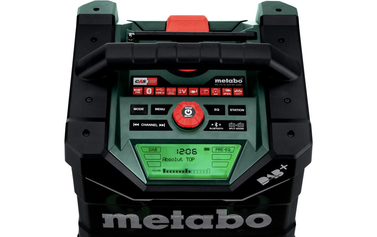 metabo Baustellenradio »RC 43435 32W BT DAB+, Solo«