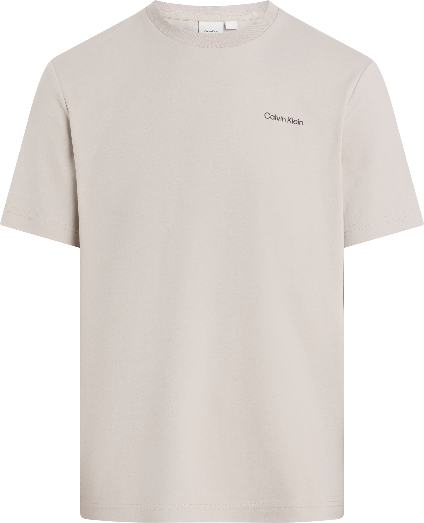 Calvin Klein T-Shirt »Micro Logo«, aus dickem Winterjersey, mit Logoprint