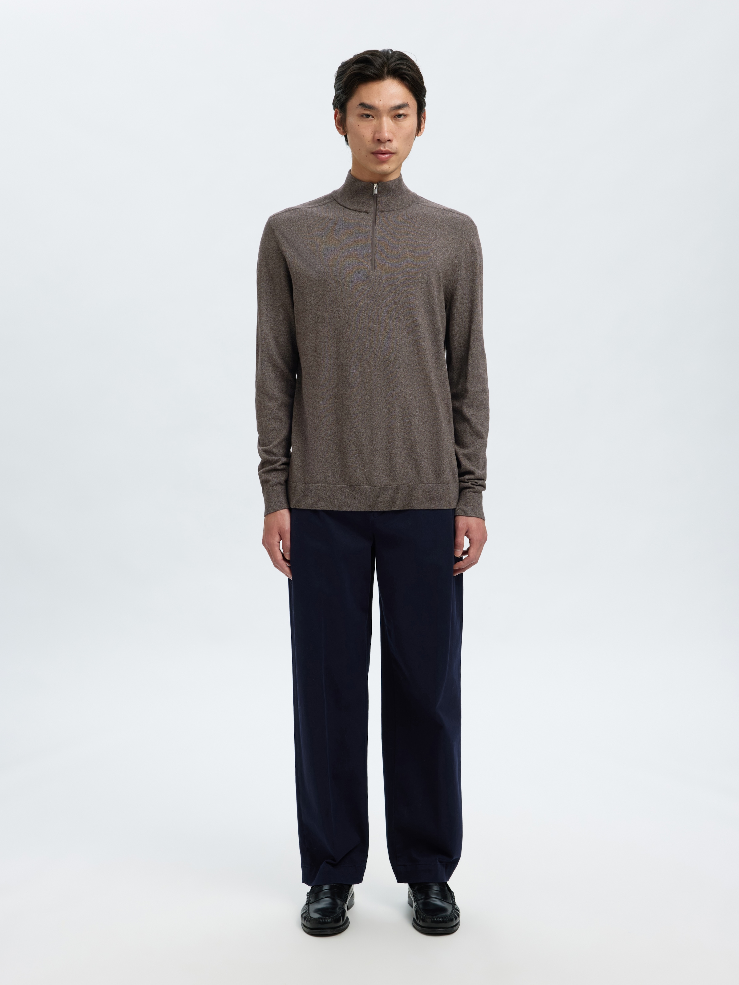 SELECTED HOMME Troyer »SLHBERG HALF ZIP CARDIGAN NOOS«