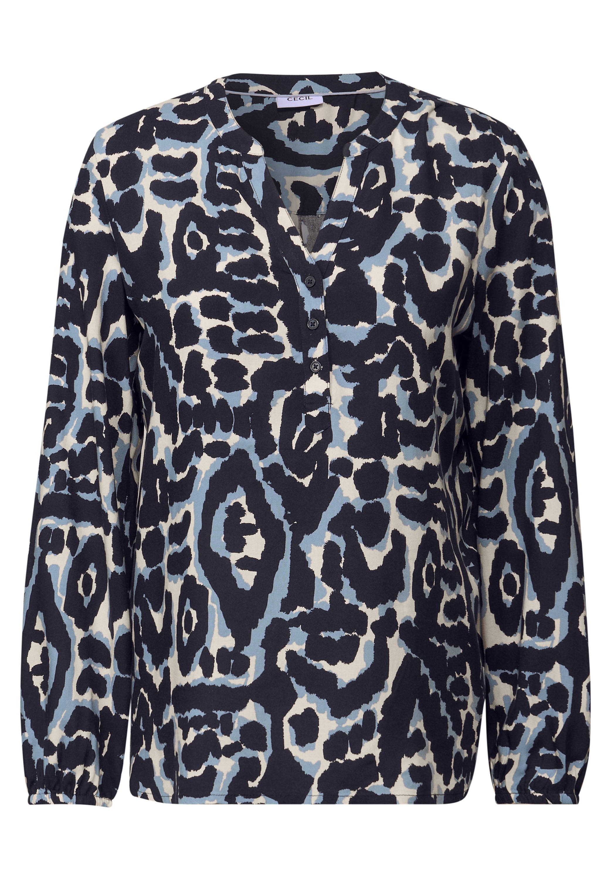 Cecil Langarmbluse, mit All-Over Print