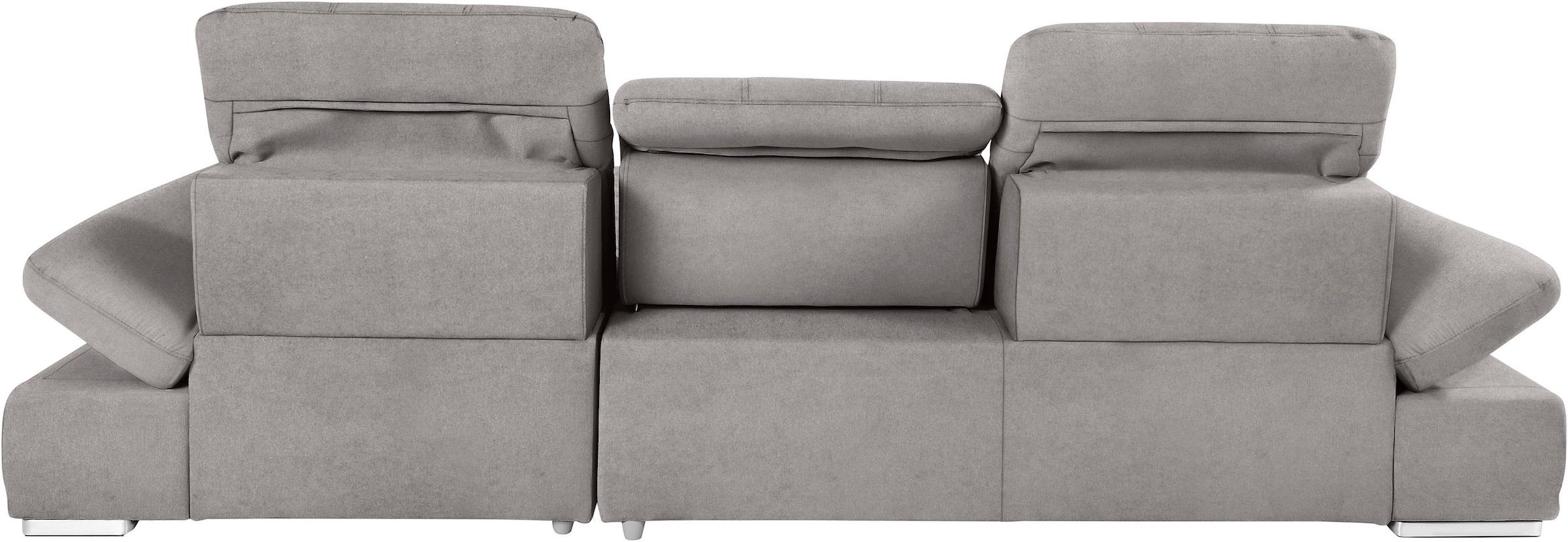 COTTA Ecksofa »Holiday L-Form mit Sitztiefen-, Armteil- und Kopfteilverstellung«, wahlweise mit Bettfunktion & Bettkasten