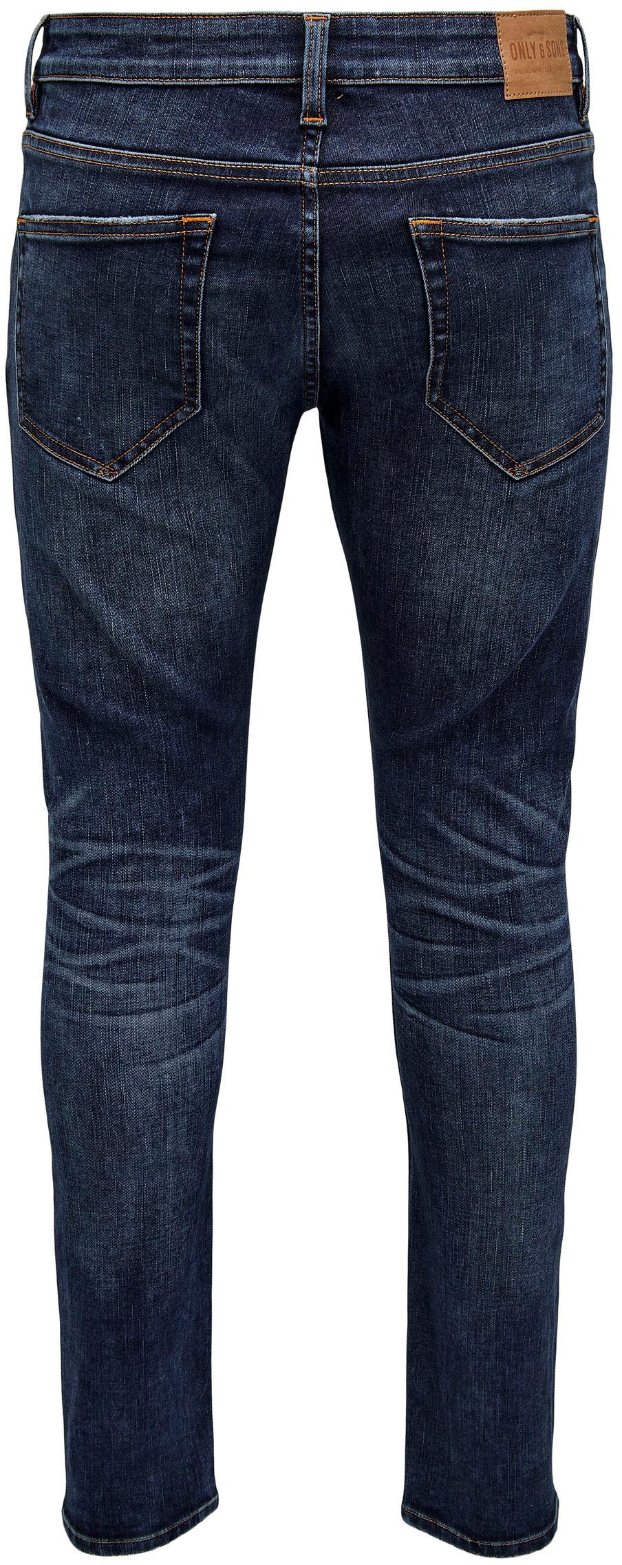 ONLY & SONS Slim-fit-Jeans »OS ONSLOOM SLIM BLUE GREY 40«, mit Destroyed Effekt