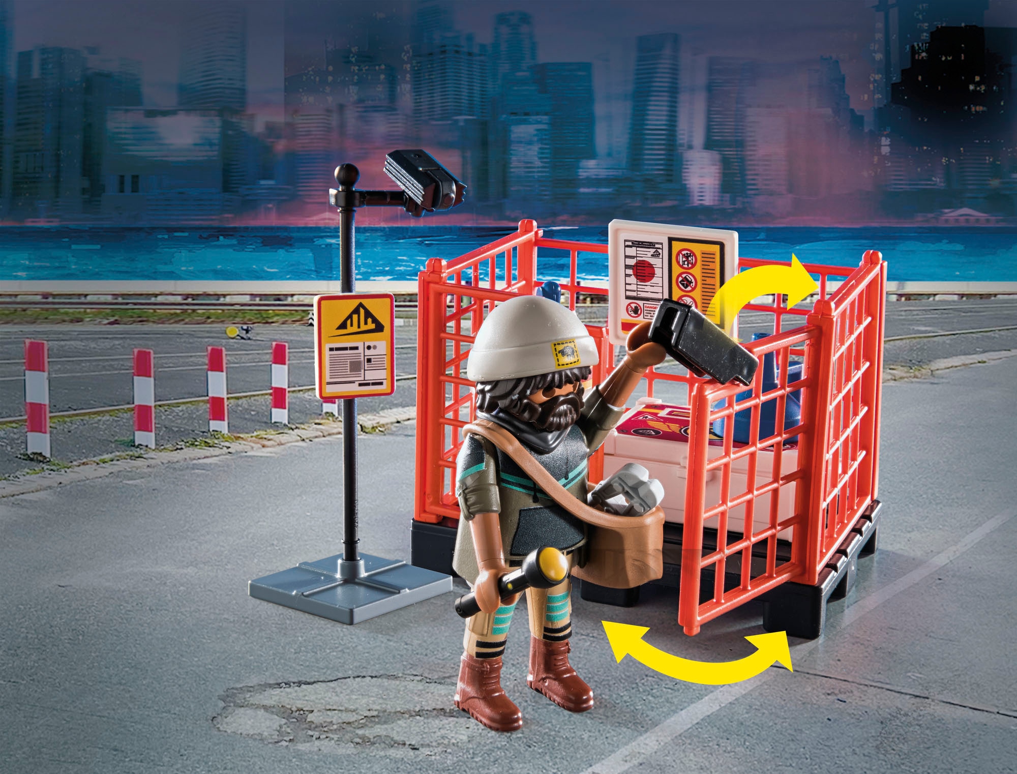 Playmobil® Konstruktions-Spielset »Starter Pack, Polizei (71381), My Action Heroes«, (46 St.)
