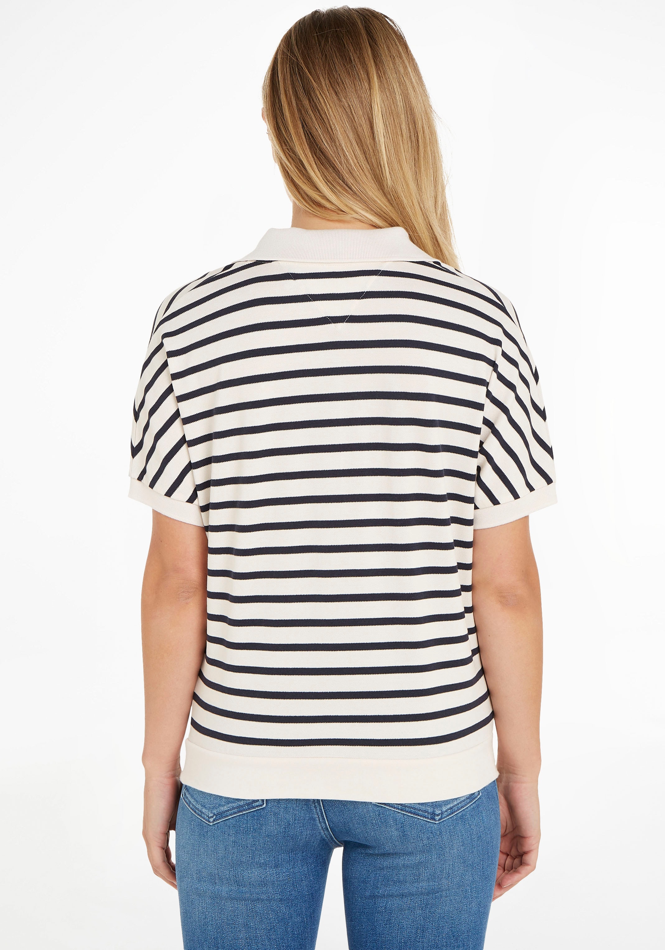 Tommy Hilfiger Poloshirt »RELAXED LYOCELL POLO SS«, mit tiefem V-Ausschnitt  online kaufen | Jelmoli-Versand | T-Shirts