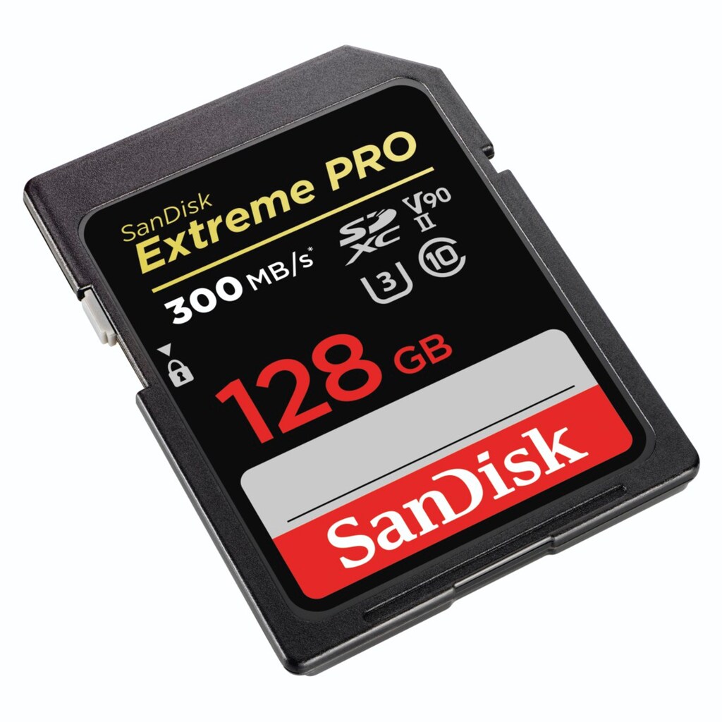 Sandisk Speicherkarte »Extreme Pro«, (UHS-I Class 10 300 MB/s Lesegeschwindigkeit)