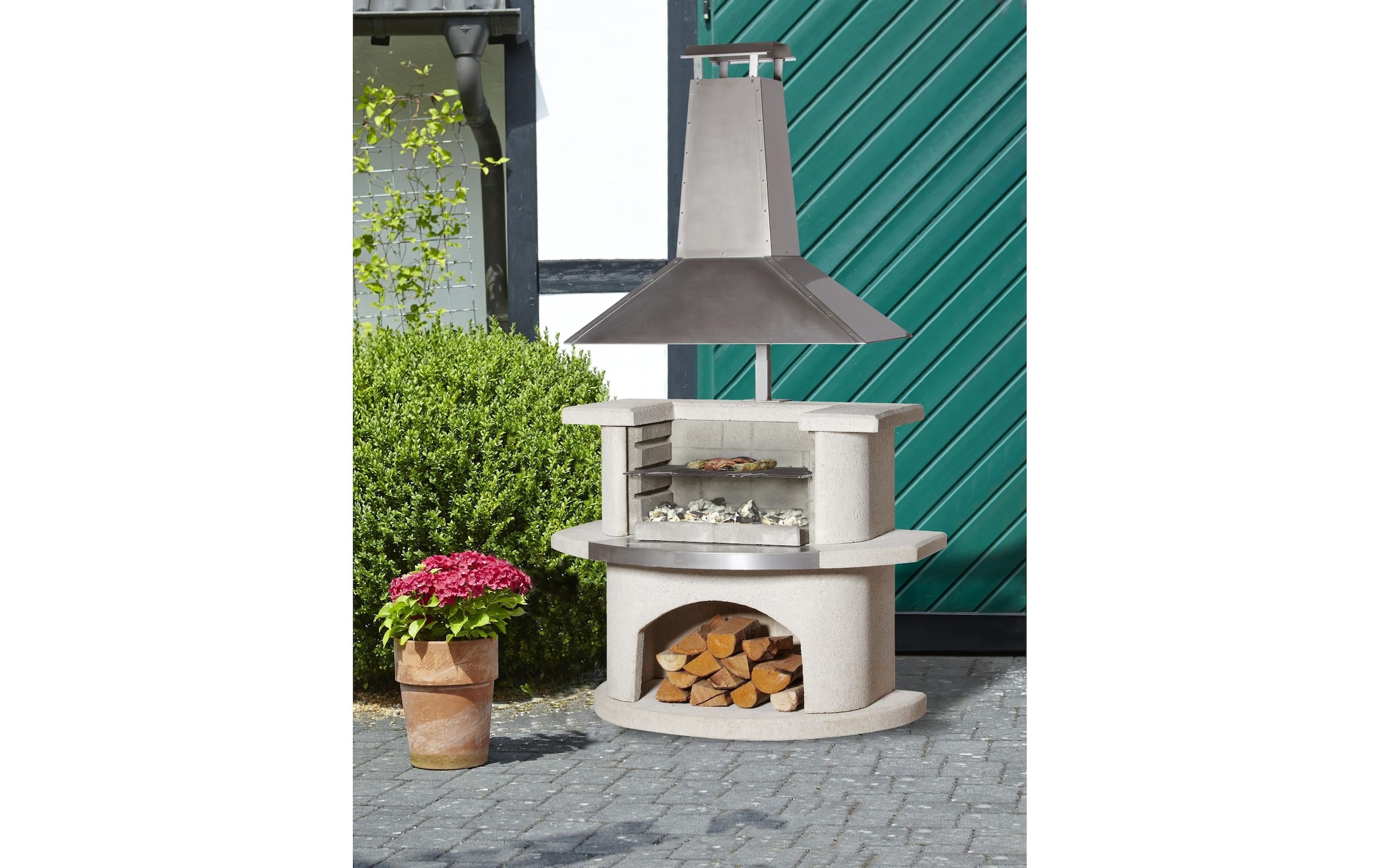 Buschbeck Grillkamin »Venedig, Weiss«