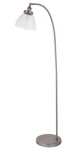 1 152 Stehlampe flammig-flammig, online silber kaufen »Noami«, | mit Metall/Glas, Höhe, E27, Brilliant Fussschalter, cm Jelmoli-Versand