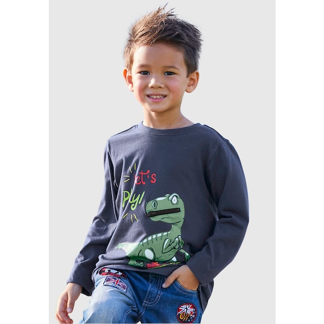 ✵ KIDSWORLD Langarmshirt »LET´S PLAY« online bestellen | Jelmoli-Versand