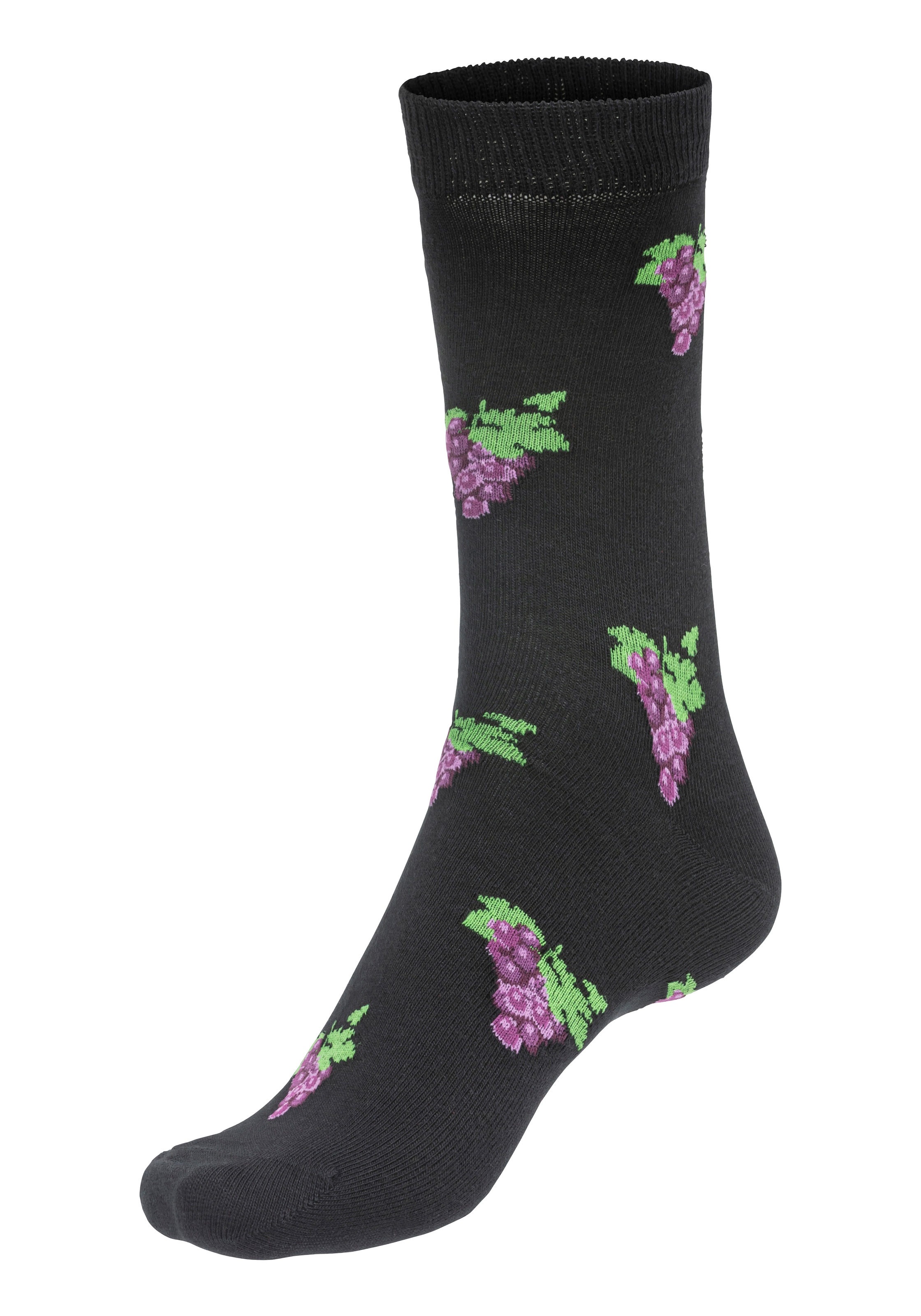 John Devin Socken, (Packung, 2 Paar), mit bunten, eingestrickten Motiven