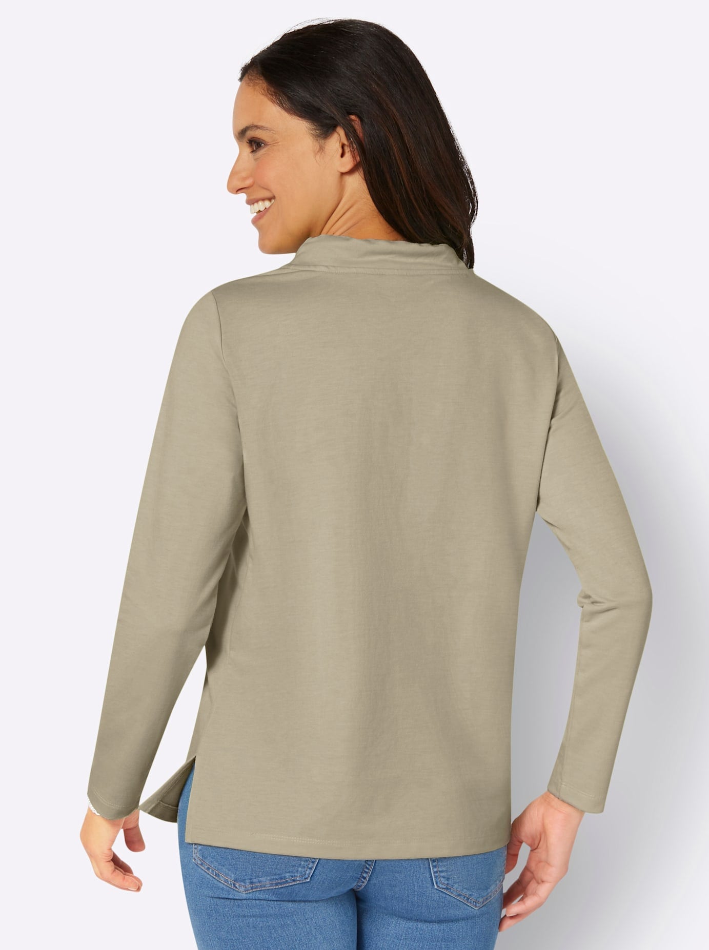 Inspirationen Langarmshirt »Sweatshirt«, (1 tlg.)
