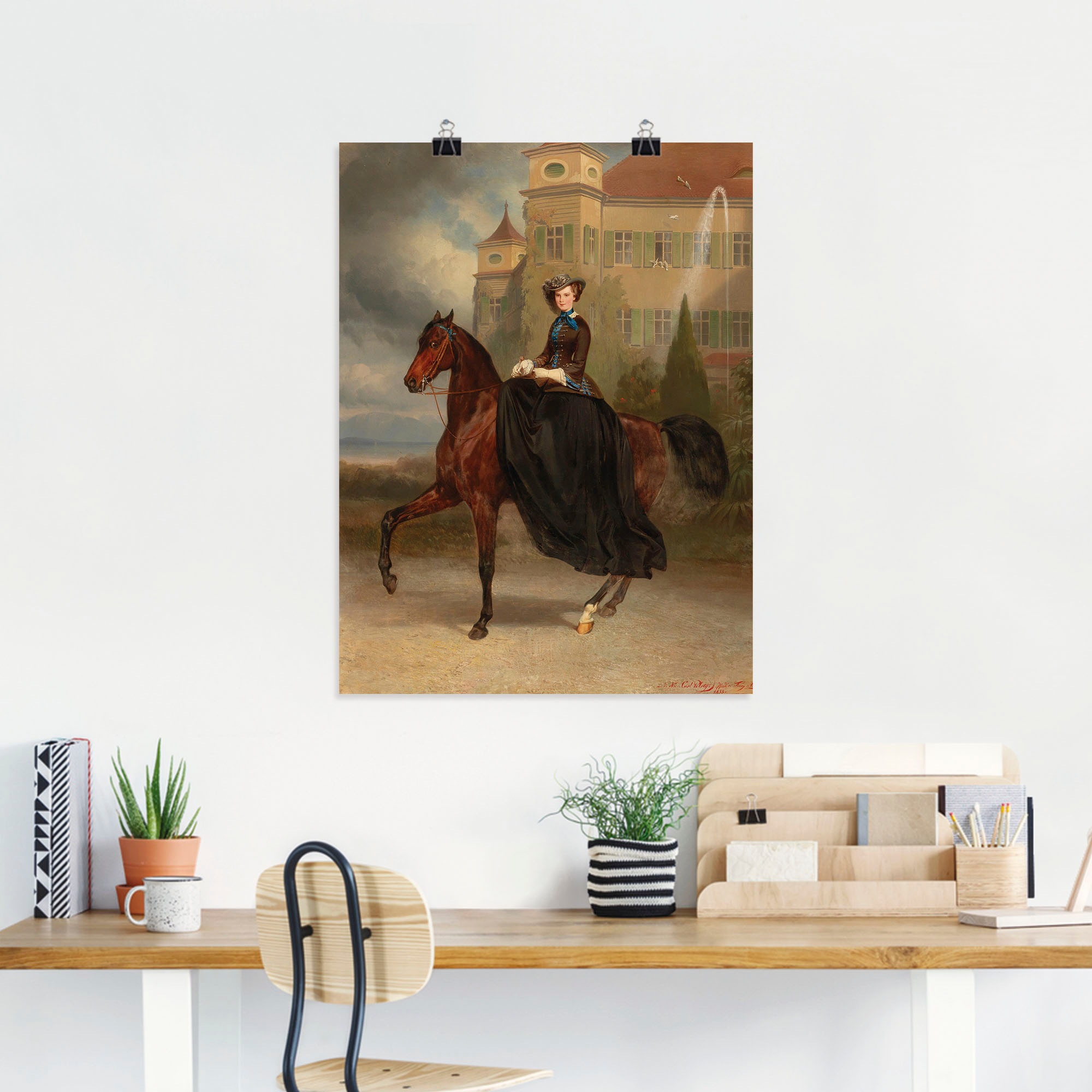 Artland Wandbild »Kaiserin Elisabeth von Österreich«, Historische Persönlichkeiten, (1 St.), als Leinwandbild, Poster in verschied. Grössen