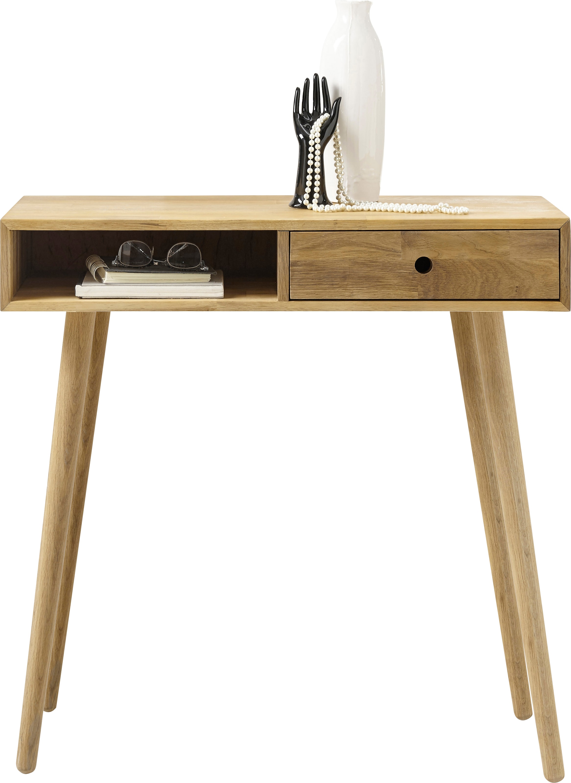 MCA furniture Konsole »Agra«, Eiche Massivholz mit Schublade online  bestellen | Jelmoli-Versand