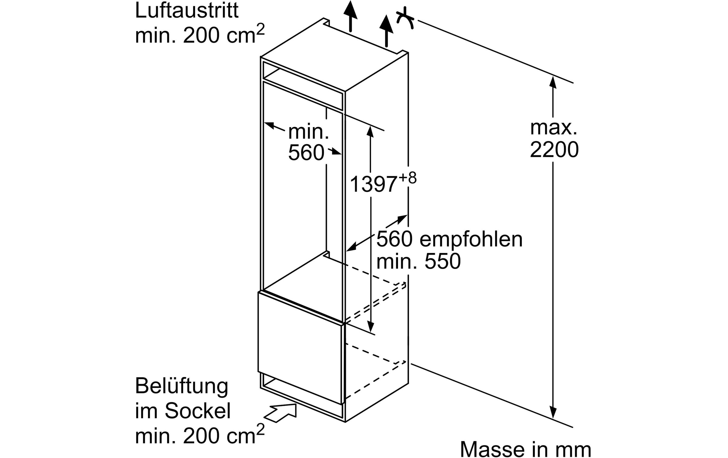 SIEMENS Einbaukühlschrank »iQ500 KI5«