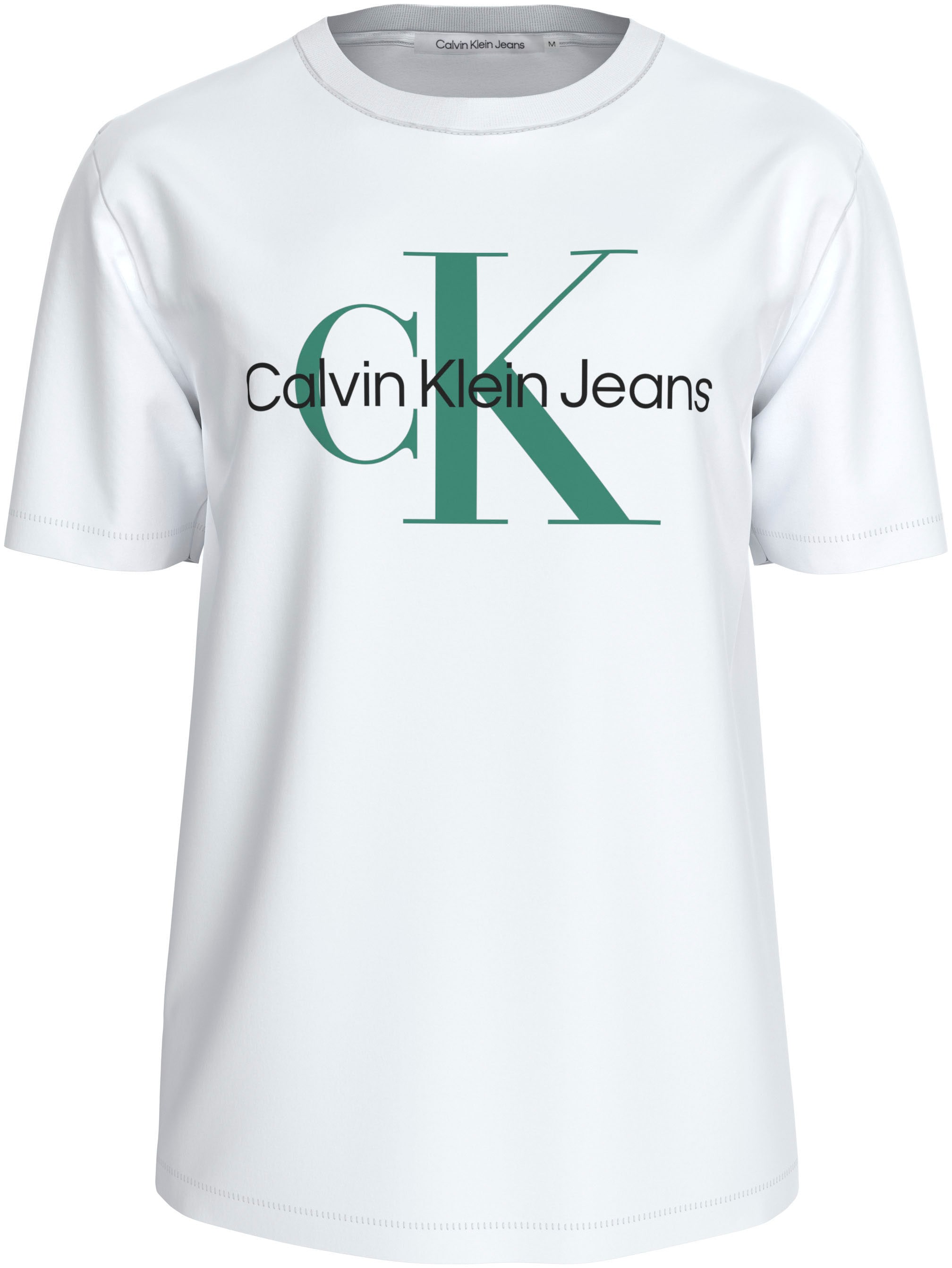 Calvin Klein Jeans T-Shirt »SEASONAL MONOLOGO TEE«, mit grossem Logodruck