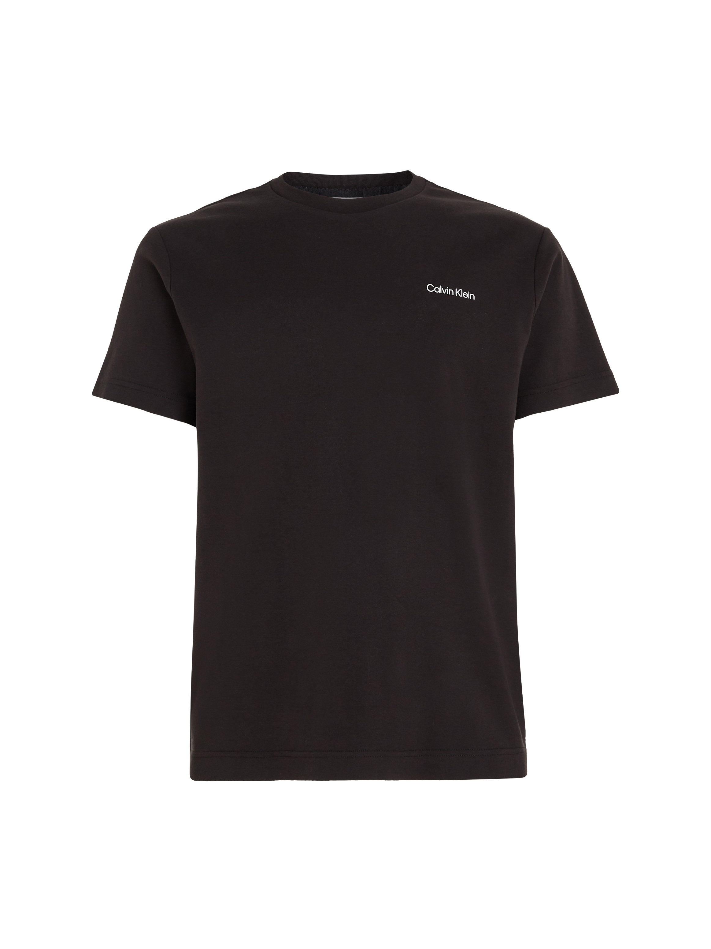 Calvin Klein T-Shirt »Micro Logo«, aus dickem Winterjersey, mit Logoprint