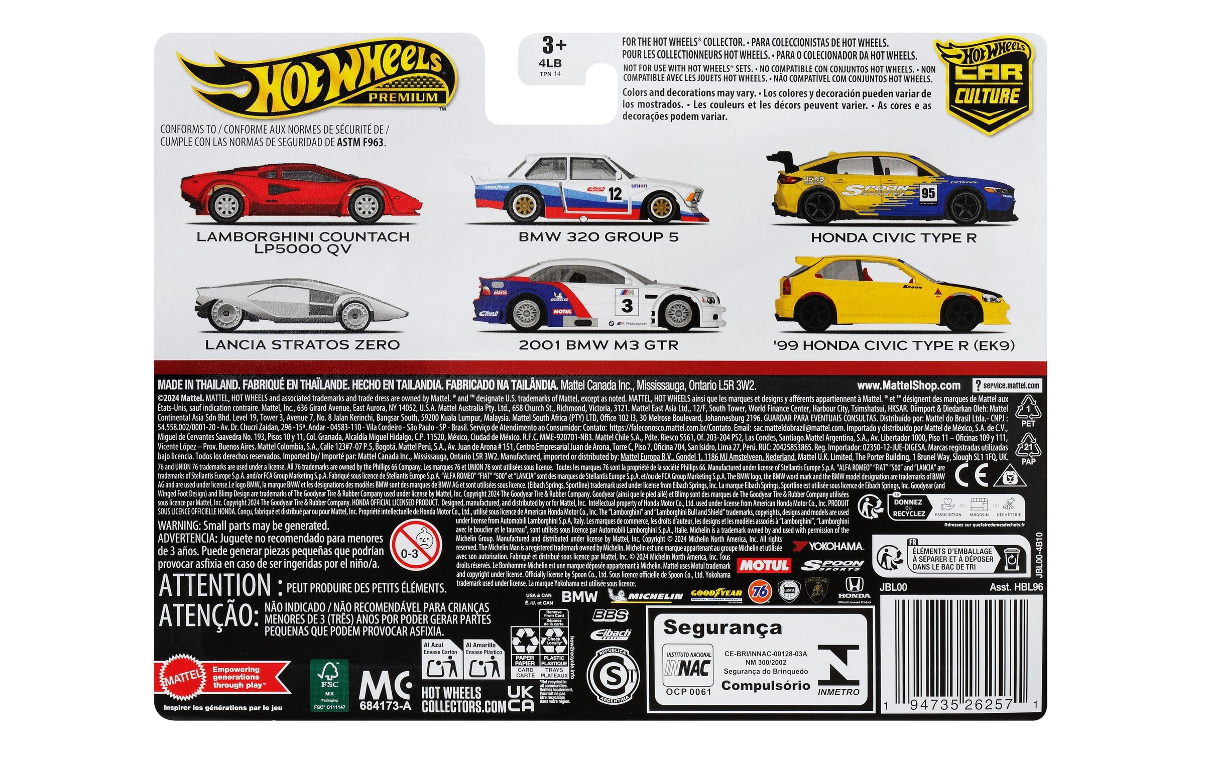 Hot Wheels Spielzeug-Auto »2-Pack – Honda«