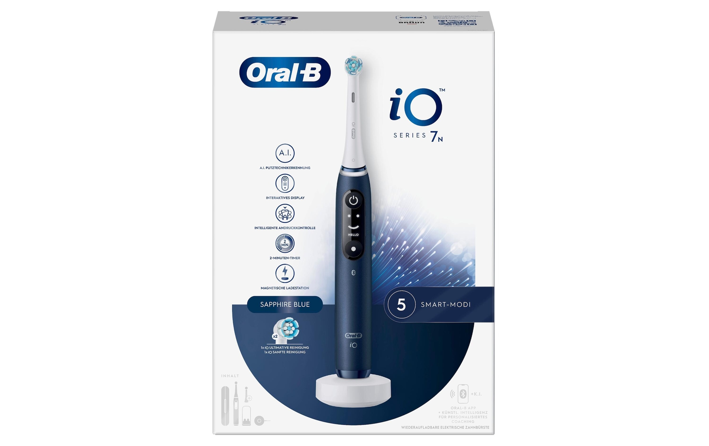 Oral-B Elektrische Zahnbürste »iO Series 7N Sapphire Blue«