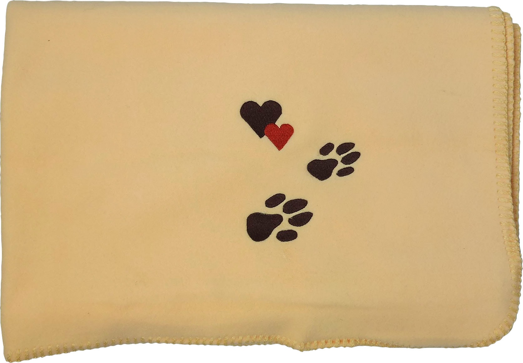 Kneer Wohndecke »Pfoten«, Fleecedecke für Mensch und Hund mit Stickerei,  Kuscheldecke online kaufen | Jelmoli-Versand | Baumwolldecken