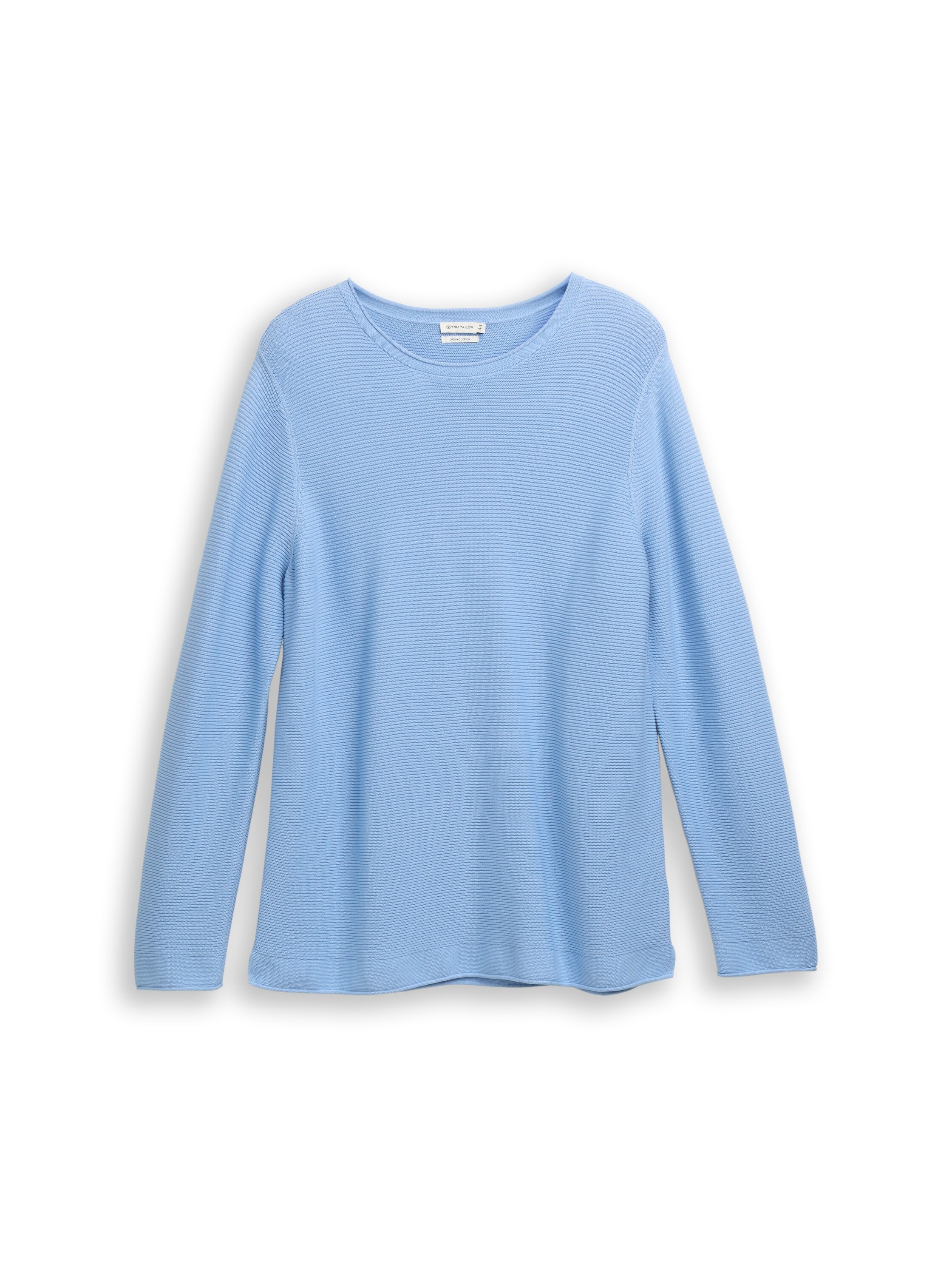 TOM TAILOR PLUS Strickpullover, aus Bio-Baumwolle