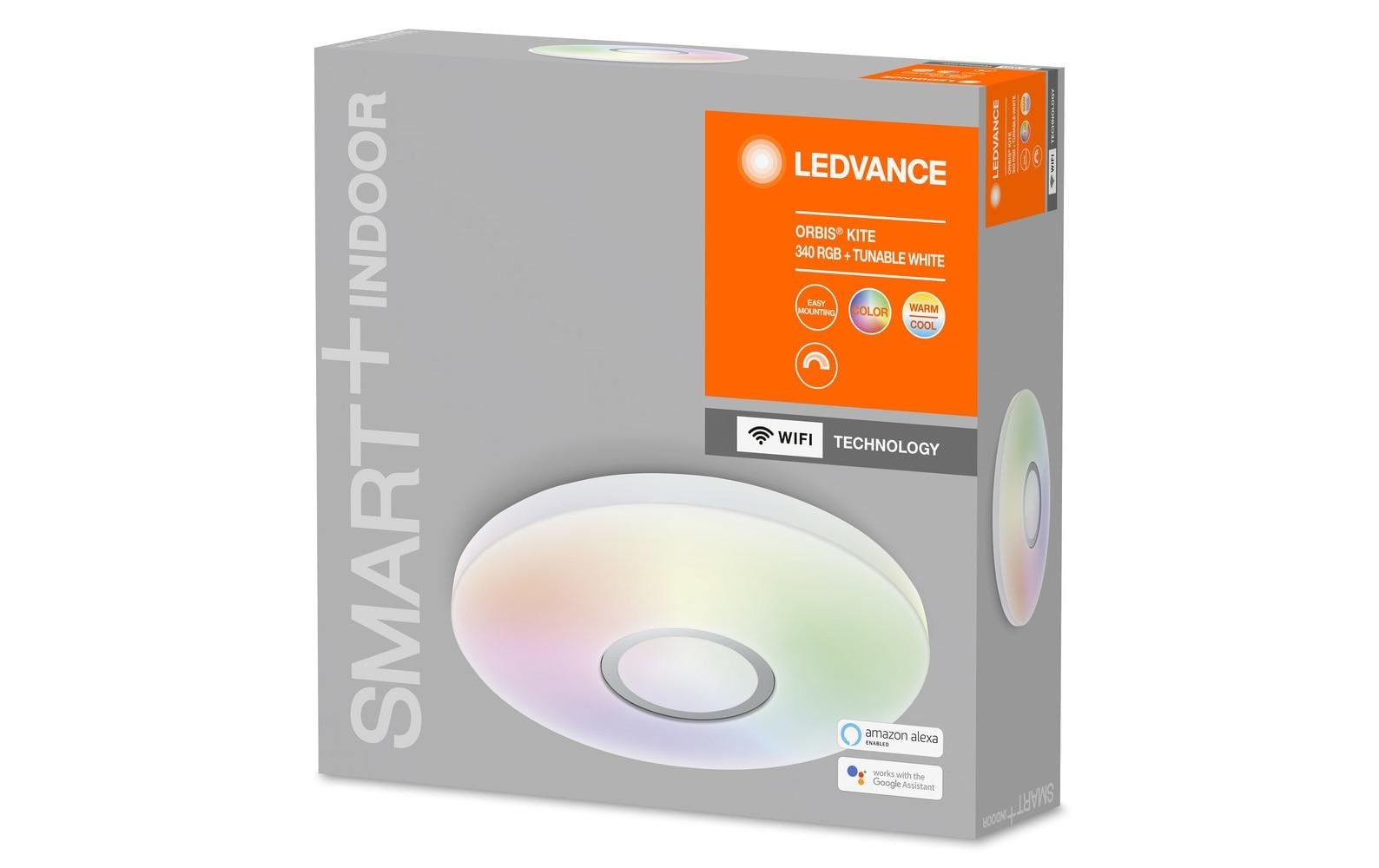 LED Deckenleuchte »SMART+ Orbis Kite, 18 W, Ø 34 cm, Weiss, RGB«, 1 flammig